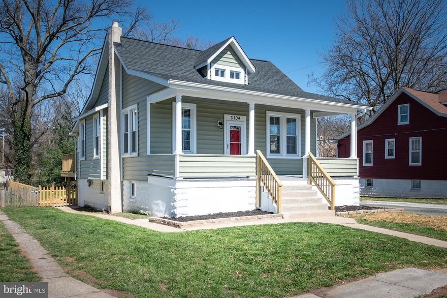 Beautifully renovated cape-cod is now awaiting new owners. Cozy and inviting living room welcomes you with new distressed flooring, crown molding, a dining area, leading into a beautifully renovated kitchen with white shaker cabinets, crisp counters, and brand new stainless appliances. Two sizable bedrooms and a newly renovated bathroom are also on the same level.  Top level is a complete owner's suite with a large bedroom, a bathroom and two walk-in closets. 
Lower fully finished level offers a large family room with a wood-burning pellet stove, as well as a bonus bedroom/den, and a half bath
This home was fully renovated with new electric, plumbing and HVAC, new roof, siding and a large walk-out deck. Located in highly desirable Hamilton neighborhood.