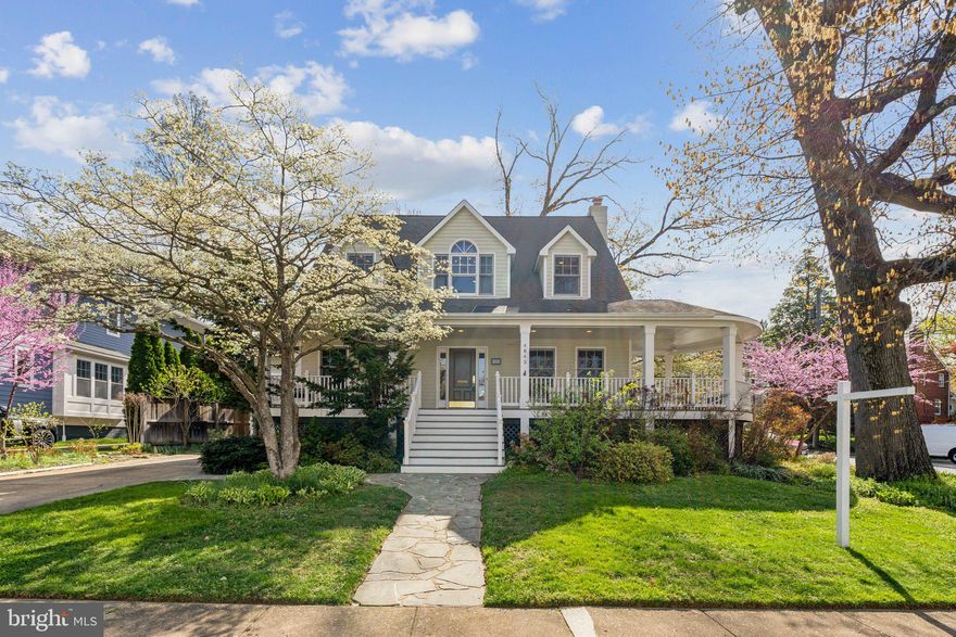 Welcome to 4845 Little Falls Rd—a beautifully expanded and thoughtfully updated home located in one of North Arlington’s most sought-after neighborhoods. This charming 6-bedroom, 6-bathroom residence offers over 5,200 square feet of living space on a generous 0.29-acre corner lot.

From the moment you arrive, the wide, inviting front porch sets a warm and welcoming tone. Designed for true indoor-outdoor living, this special space was one of the seller’s favorite parts of the home—and it’s easy to see why. The porch offers the perfect setting to lounge, relax, and entertain. With an overhead fan to keep cool on summer evenings, it quickly becomes a favorite gathering place for family and friends alike, offering countless memories of slow mornings with coffee and lively evenings under the stars. 

A long private driveway and oversized garage provide ample parking and storage, offering both convenience and practicality.

Inside, the home showcases a bright and versatile layout, featuring hardwood floors, recessed lighting, and spacious living areas designed for comfort and connection. The main level includes a large living room filled with natural light from oversized windows, anchored by a cozy fireplace for relaxed evenings at home.

The gourmet kitchen is a true centerpiece—complete with stainless steel appliances, granite countertops, custom cabinetry, and a central island that flows effortlessly into the dining area, perfect for everyday living or entertaining. Just beyond, an expansive family room adds even more space to gather. This level also features a full laundry room, two full bathrooms, a private home office, and a guest bedroom—ideal for multi-generational living or out-of-town visitors.

Upstairs, the luxurious primary suite offers a tranquil retreat, with two separate walk-in closets, a spa-inspired en-suite bathroom with soaking tub and separate shower, and two oversized storage rooms. French-style Juliet doors open to overlook the front yard, adding even more charm and character.

Four additional bedrooms, two more full bathrooms, and a bonus flex room—perfect as a second office, gym, or nursery—complete the upper level. A pull-down attic provides even more convenient, stand-up storage.

The fully finished lower level enhances the home’s flexibility, featuring a second kitchen, a dedicated laundry area, and a spacious crawl space. Whether used as an in-law suite, au pair quarters, or private guest accommodations, this level offers endless potential.

Out back, the beautifully landscaped yard includes a large patio, a storage shed, a hot tub, and plenty of room to relax or entertain in a peaceful outdoor setting.

Ideally positioned just minutes from downtown Washington, D.C., The Pentagon, Ballston Metro, Reagan National Airport, and top-rated schools, this home offers both accessibility and tranquility. Marymount University is right around the corner, and a bus stop just one block away provides direct service to Ballston Metro.

Don’t miss your chance to experience the timeless charm and versatile living spaces of this exceptional North Arlington property—schedule your private tour today!