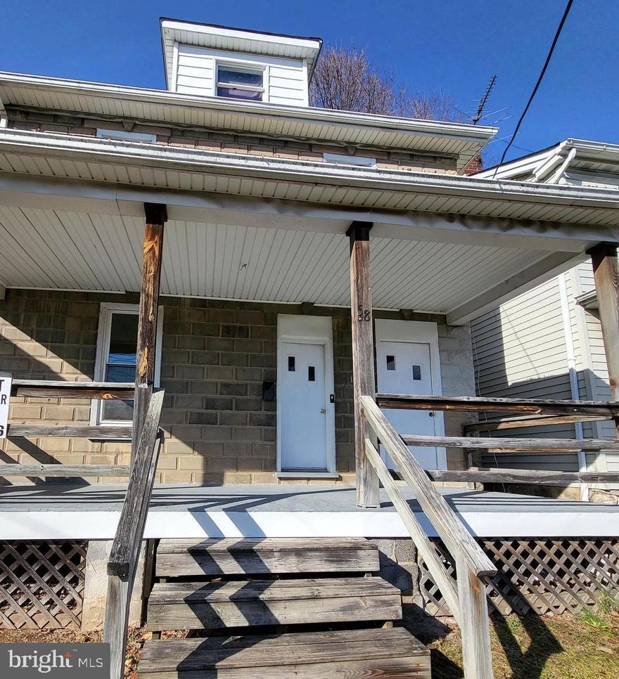 Convenient and Clean 1st Floor Apartment with 2 Bedrooms, 1 Bathroom,  Living Room, Kitchen Includes Refrigerator And Stove, Off Street Parking, Yard, Front Porch, No Pets. Tenant Pays Gas & Electric, BGE Budget Billing Quoted $123/Month (Jan 2024),  Rent Includes Water, Sewer, Trash Removal