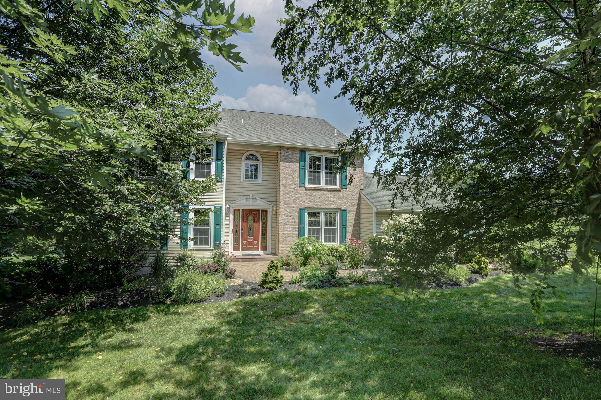 All the expensive things are NEW! New HVAC (2024), New septic tank and distribution box (2024) , the field has been tested and one channel corrected. Over 56 new windows with transferrable warranty (2024). Driveway (2024), Radon mitigation (2024). The list is long of the many upgrades and the complete list is in documents. Add to it nice items like an Ecobee system on the door and thermostat, new dryer venting(2023), new projector in Theater Room (2024).
This beauty with a gorgeous yard is ready for you! Wind down the brick walkway to the wooden front door with new keypad lock and two sidelights. Upon entry to the left is the Formal Living room. To the right of the foyer is the Formal Dining Room which is where you will host family and friends at holidays for years to come. The Family Room is the star of the show with it's vaulted ceiling, sky light, triple windows letting in loads of sunlight, a Hearthstone Clydesdale wood stove insert (2024) and French Door access to the composite deck. The Kitchen features plenty of cabinetry and loads of granite counter top space for meal prep. Newer refrigerator (2023), soft close drawers and an island. The Breakfast Room is off the kitchen and overlooks, from the triple windows, the beautiful back yard that has many trees fringing it to offer privacy. There is also a coffee bar, complete with small sink, just off the kitchen.
The second floor is where you will find a large main bedroom suite, freshly painted, with a walk in closet and private bath that has a double bowl vanity, a shower and jetted soaking tub. There are 3 additional bedrooms, each sunny and bright that share a hall bath. All these bedrooms have a ceiling fan. Second floor laundry for convenience. The basement is awesome! There is a theater room complete with that new projector(2024), Bose speakers and soft screen, dimmable lighting! There is also a flex room that could be an office or exercise space/ hobby room. A second bonus room offers that same flexibility of an office, exercise, hobby as well and a storage room. Huge storage closet in this space as well.
Minutes to the school and an easy ride to Rt 1. The hospital will be opening any day now! Lots of medical buildings now.