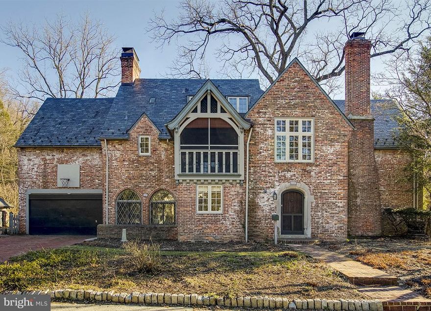 NEW PRICE! Welcoming 6BR/4.5BA brick Tudor home built in 1929 w/the character, durability & grace of a country manor. 4,500-sq-ft living area! Spacious rooms, slate roof ('14), sleeping porch, skylights, LR w/FP, Butler's Pantry, Fam Rm, Library, Den, Central Air (2nd & 3rd fl), potting shed, garage, 1.54 prime acres in Poplar Hill. Mt Washington schools. Walk to cafes, restaurants, Whole Foods!