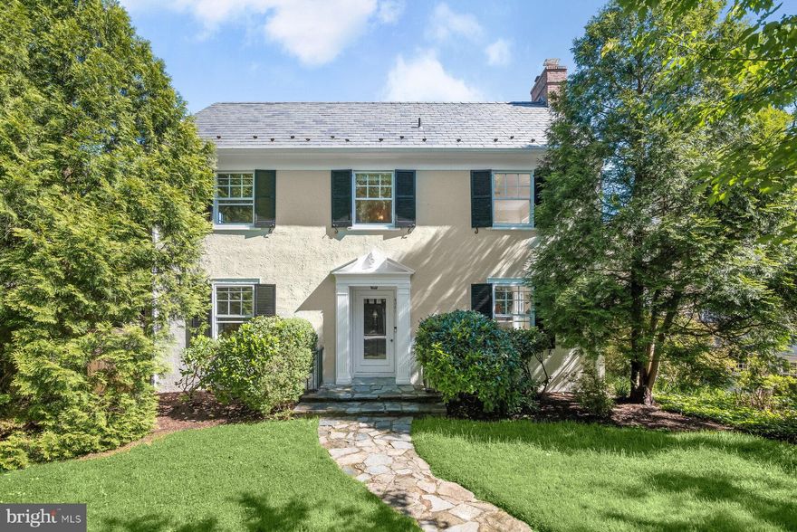 Ideally located on a quiet street in the desirable Wesley Heights neighborhood, this 5-bedroom, 5.5-bathroom home offers classic and elegant charm with abundant opportunities for modern updates. Originally built in 1931, this home features a private pool surrounded by a flagstone terrace and elevated gardens, newly refinished hardwood flooring, fresh paint throughout, and an enviable mix of formal spaces and inviting living areas across four levels. The five bedrooms are distributed across the two upper levels, with an expansive primary suite offering a large en-suite bathroom overlooking the rear yard and ample closet space. The home is complete with a full lower level and an attached 2-car garage. Located in close proximity to walking trails in Glover Archbold Park, neighborhood restaurants, and offering easy access around Washington, this home presents a wonderful opportunity to create your forever home.