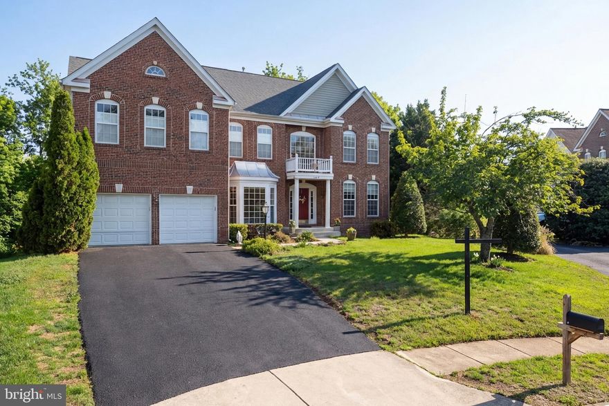 INCREDIBLE VALUE!!  Light and bright!  Backing to trees and Fairfax County Parkland.  Great layout in this modified D.R. Horton home.  Bay windows in dining room and study/main floor bedroom w/adjoining full bath.  Newly refinished hardwoods in entry foyer, living and dining rooms, main floor study/bedroom and kitchen.  Expansive kitchen with center cook island, pantry, cherry cabinets with pull out shelves, lazy Susan and more!  2 story family room w/recessed lighting and gas fireplace w/mantle.  Super-sized Primary suite with luxury bath and large walk-in closet.  Full daylight basement  has a recreation room with French doors to back yard, 2 more bedrooms and another full bath.  Unfinished storage/utility room measures 31'5" x 17'8".  Great location near shopping and easy access to multiple commuter routes.