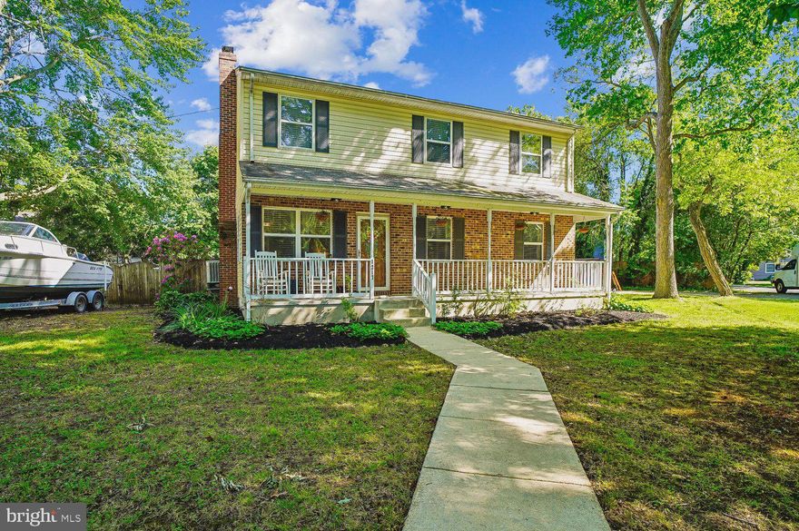 Welcome to this beautifully maintained Colonial perfectly positioned on a desirable corner lot in the water-oriented community of Cedarhurst—where Chesapeake Bay living is part of everyday life. Just in time for summer, enjoy the opportunity to lease a boat slip for only $400 per year with direct access to the Chesapeake Bay, making weekends on the water easier than ever. Inside, you’ll find hardwood floors throughout and a spacious layout designed for both comfortable living and entertaining. The oversized 21’ x 23’ primary suite offers a true retreat with plenty of room to unwind, while the additional bedrooms are generously sized as well. The main level features a versatile gym/office space that could easily serve as a fourth bedroom, guest room, or playroom depending on your needs.
The heart of the home is the large eat-in kitchen with ample space for gathering, complemented by a separate formal dining room and an expansive family room featuring a cozy wood-burning fireplace. Major updates include a new roof installed in 2020, offering peace of mind for years to come.
Conveniently located in a USDA-approved area, this home also qualifies for 100% financing eligibility for qualified buyers. If you’ve been searching for spacious living paired with a sought-after water lifestyle, this Cedarhurst gem checks all the boxes.