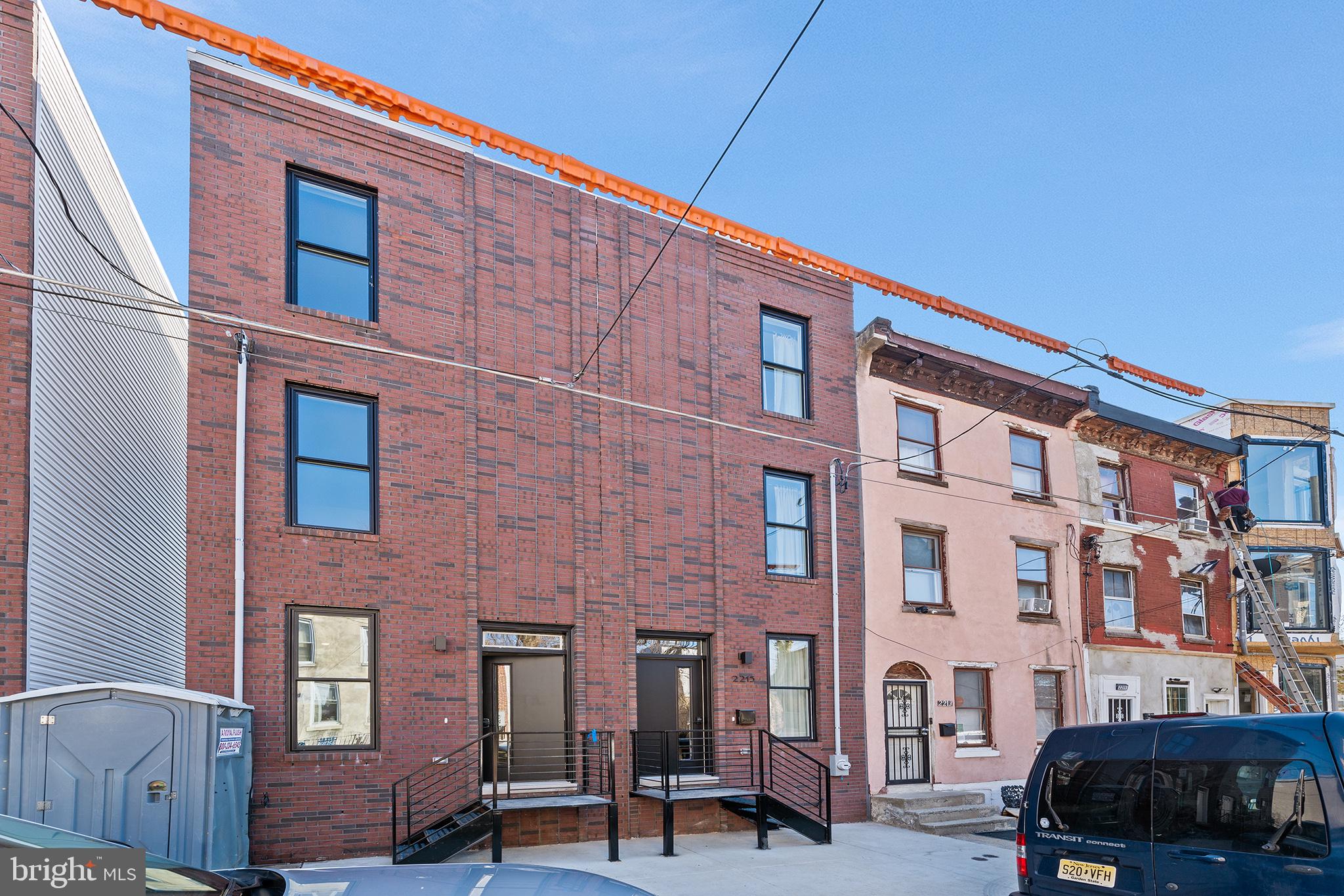 This brand-new townhome is a perfect blend of modern design and thoughtful details, waiting for its very first owner. Located in the heart of Philadelphia’s Hartranft neighborhood, the home greets you with a charming brick facade—imagine adding your personal touch with window garden boxes!
Step inside to find a sun-drenched living room featuring durable and stylish Durato Antigua LVT flooring, creating the perfect backdrop for movie night, family game time, or festive holiday gatherings. Also inside, find the gourmet kitchen that is perfect for a budding chef’s dream, boasting Frigidaire stainless steel appliances and gleaming white quartz countertops. A door leads to the backyard and patio—a tranquil retreat ideal for grilling and relaxing after a busy day in the city.
The second floor offers three generously sized bedrooms and two full baths showcasing elegant finishes, including a Kohler toilet, vanity, and Sterling tub.
Extra details include a washer and dryer hookup on the main level, HVAC, and recessed lighting.
This property is a part of the Turn the Key Initiative, which helped people who have never owned a home or have not owned a home for three years to achieve home ownership. This also includes a 10-year tax abatement, 1-year builder warranty and access to multiple grants.
Make your dream of owning a home a reality and schedule a showing today!