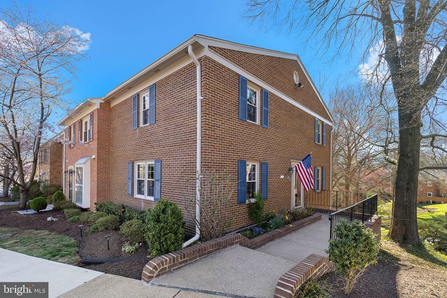 Welcome to beautiful 637 N. Armistead Street! The  condo style townhouse is a spacious end unit with 2500+ square feet. The home boasts a large living room and a separate dining room , as well as a large recreation room with a walk-out basement that opens  to a secluded  patio backing to a peaceful green space.  The patio is perfect for entertaining.  There is crown molding throughout the main  level as well as hardwood floors throughout the main level and upper level. There are lovely built-in  bookcases in the living room that provides elegance to the room.  The lower level includes a cozy brick fireplace and is spacious for use as a recreation room with an office room too! The walk to the assigned parking space is seconds away from the home and has plenty of visitor parking near the unit. The current snow removal contractor removes snow up to your door! The HOA fee is low and includes; trash/recycling/community area landscaping. It is conveniently located to DC, Old Town Alexandria, Reagan Airport and 495/395/66. Welcome home!