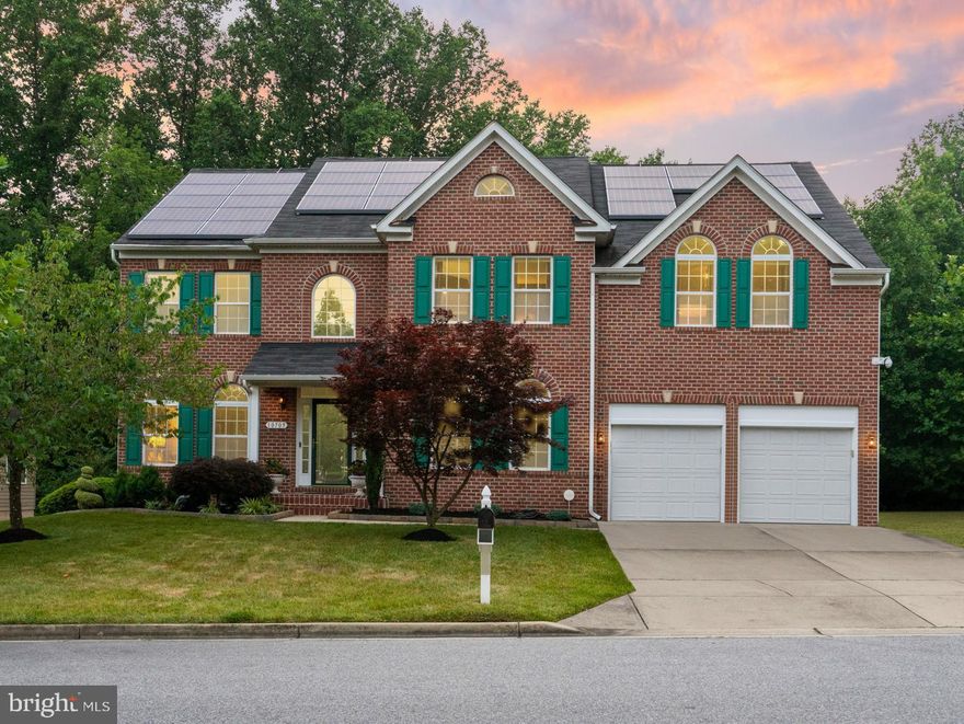 Welcome home to the sought-after Timber Ridge community! This beautiful 5-bedroom Colonial offers a blend of elegance and comfort. As you step inside, you'll be greeted by a stunning two-story foyer adorned with crown molding and flooded with natural light from the expansive windows. The heart of the home is a gourmet kitchen, complete with a double oven, granite countertops, and a cooking island that seamlessly flows into the spacious family room. Imagine cozy evenings by the fireplace and easy access to a private deck for outdoor enjoyment. Upstairs, you'll find four generously sized bedrooms and two full bathrooms, including a lavish main suite that features a seating area, cathedral-style ceiling, and two walk-in closets. The adjacent primary bathroom is a spa-like oasis, boasting double sinks, a soaking tub, and a separate shower. The fully finished lower level is an entertainer's paradise, offering a theater room, a fifth bedroom, and a third full bathroom. The open recreational room features a wet bar, perfect for hosting gatherings and making cherished memories with family and friends. This home is loaded with exceptional features, including solar panels for energy efficiency, a fully fenced-in yard with two inviting patios, and so much more. Don't miss the chance to make this your forever home!