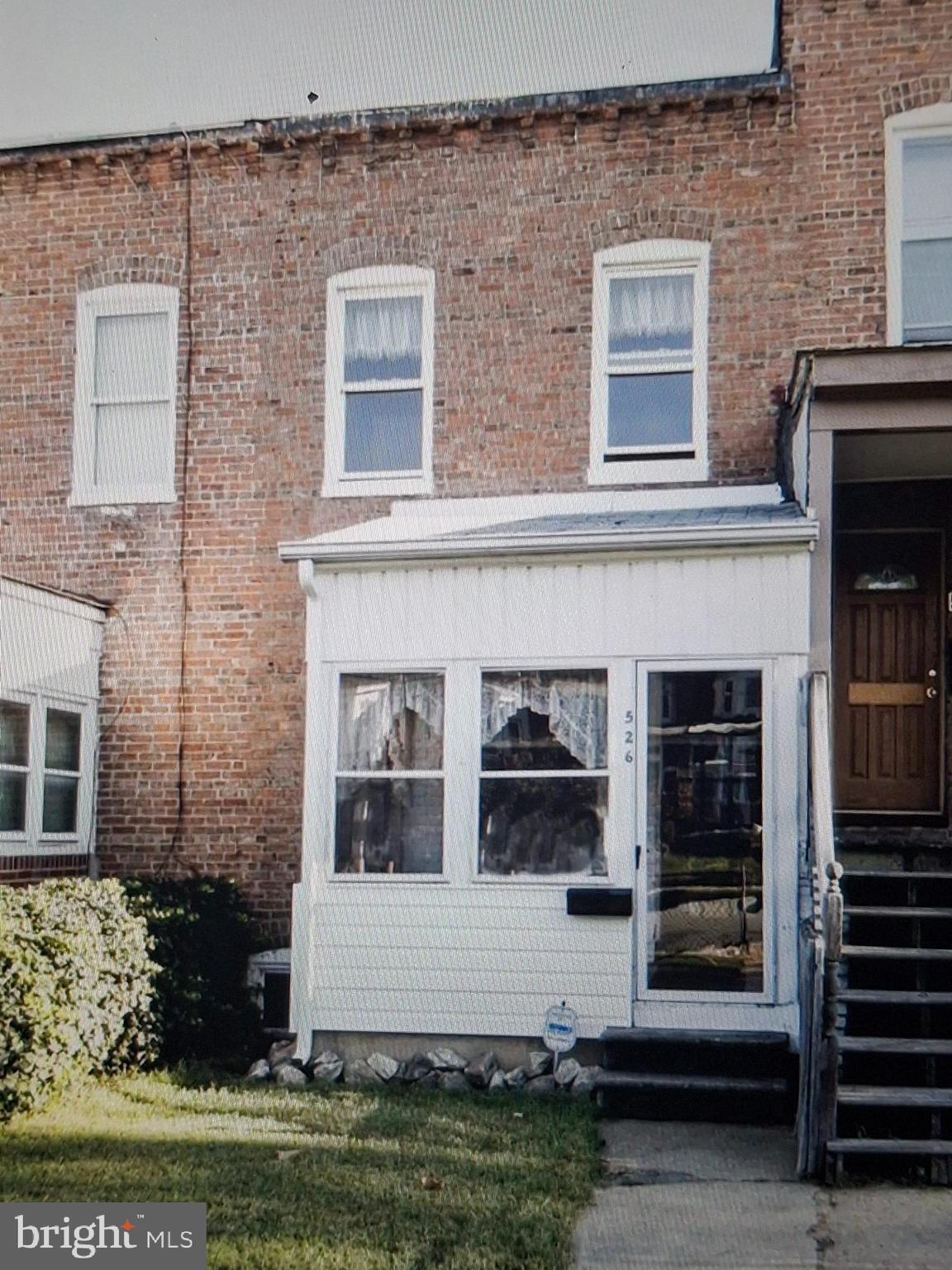 INVESTOR ALERT!!! DON'T MISS THIS SPACIOUS 3BR TOWNHOUSE "AS IS" HOME IN OLD BROOKLYN!!! GREAT PROPERTY!!! GREAT PRICE!!! JUST A LITTLE TLC AND THIS PROPERTY WILL BE OWNER OR TENANT MOVE IN READY!!! YOUR CHANCE TO ADD TO YOUR RENTAL PORTFOLIO!!! LEAD CERTIFIED!!! JUST BLOCKS TO WATER VIEWS OF PATAPSCO RIVER!!! WALKING DISTANCE TO PUBLIC TRANSPORTATION!!! EASY ACCESS TO MAJOR HWYS, SHOPPING AND DINING!!!