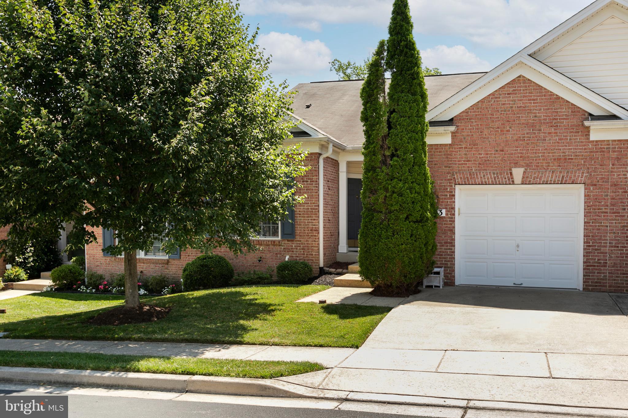 BEAUTIFUL 55+ BRICK FRONT VILLA LOCATED AT THE END OF THE COMMUNITY * BACKS TO OPEN SPACE, POND, WALKING PATHS AND NEAR OVERFLOW PARKING * ONE OF THE LAST HOMES BUILT IN THE COMMUNITY * AND ONE OF THE FEW WITH A BASEMENT! FRESHLY PAINTED AND NEW CARPET THROUGHOUT * FIRST FLOOR MASTERSUITE WITH ENSUITE MASTER BATHROOM * DOUBLE BOWL SINK * LARGE WALKIN CLOSET * LARGE EAT-IN KITCHEN * HARDWOOD FLOOR ENTRY * FRONT BEDROOM/STUDY * FULL FINISHED LOWER LEVEL WITH SPACIOUS FAMILY ROOM AND WALKOUT * HUGE BEDROOM WITH FULL BATHROOM * VIEWS OF POND AND TREES THRU OVERSIZED WINDOWS * LARGE CUSTOM TREX DECK * STORAGE SPACE * I CAR GARAGE AND DRIVEWAY * CENTRALLY LOCATED NEAR ALL MAJOR COMMUTER ROUTES AND SHOPPING CENTER * CONDO ASSOCIATION TAKES CARE OF LAWN MAINTENANCE * NEW ROOF TO BE INSTALLED IN AUGUST * HURRY!