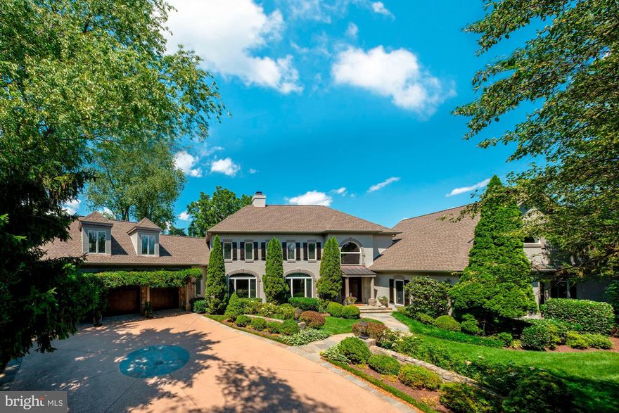 VACANT & MOVE IN READY!! Extraordinary opportunity to live in a sought-after neighborhood just minutes from GW Parkway and Downtown DC! Professionally landscaped entrance with a Custom Driveway this elegant Fully Renovated home welcomes you with a sweeping two-story Foyer that opens to the Formal Living Room that has a two-sided gas fireplace with the Formal Dining Room on the other side. The Chef s Kitchen features top-of-the-line appliances, custom cabinetry, pendant lighting, walk-in Pantry and L-shaped Island perfect for entertaining! The two-story Family Room has a Stone wood-burning Fireplace, Vaulted Ceiling, oversized windows and Skylights that flood the room natural light. The Main Level cozy Study/Library has custom built-ins. The Main Level also includes Owners Retreat with a spacious Master Bedroom featuring a gas Fireplace, huge custom closets, luxurious Spa-like Bath with two water closets, heated floors, Steam Shower with multiple heads and access to the Deck & heated Pool. The Owners Retreat also includes a 2nd floor Sitting Room with gracious Reading Nook. The Second Level has two Bedrooms with a Jack-n-Jill Bath and a third en suite Bedroom with vaulted ceiling and skylights. The walk-out Lower Level includes a Recreation Room with wood-burning Fireplace, arched doorways, Wet Bar, Media Room, Office, Gym with Sauna, two full Baths, a second Laundry Room and a Massage Room. The private exterior features a wrap-around deck with a screened-in Gazebo, Flagstone Patio, Pool, Sports Court, large flat yard and romantic Wisteria Arbor over 3-Car Garage. Brand new roof this year!