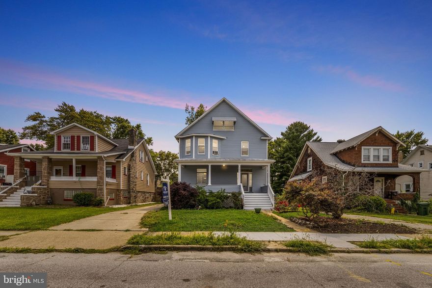 Maryland's local brokerage proudly presents 2815 Gibbons Avenue! This charming colonial has a wide variety of modern updates, while still holding its classic charm, and holds so much potential for its next owner(s). This 6 bedroom 4 full bath home has the space and configuration to potentially be turned into 2 or 3 units with their own access, and even has an in-law kitchen set up on the lower level. As you approach the front door you'll enter through the welcoming covered front porch with new oak hardwood flooring. The first level boats 10+ ft ceilings, crown molding, refinished hardwood floors, an in-law kitchen set up with a washer and dryer, a full bathroom, one bedroom, and even a hidden entrance to a tucked away sunroom. The 2nd story hosts an open-concept kitchen, a full bathroom, and 3 additional bedrooms, one of which is perfect for a hobby room, office etc. The upper level has 2 very spacious bedrooms and another full bathroom, as well as an entertainment room in the middle. you'll notice this home has been meticulously updated and taken care of over the years, with new paint, trim flooring, fixtures etc throughout. The basement of this home has 2 separate entrances and is outfitted with another full bathroom, kitchen area, bar etc. that is ready for some TLC. You'll also notice this home has a slate roof that has been maintained each year. This near 1/4 acre lot is lush with gardens, plants, trees etc. and has a lovely 3-tiered deck for entertaining and soaking up the sun. The yard also has a spacious detached garage perfect for storage, a home gym or hobby room as well a  a concrete driveway that can hold 4+ cars. This HUGE colonial has so much potential, and so much charm and is ready for its new owners!
*Be sure to check out the 3-D tour and floor plans in the listing. This is a LARGE home with multiple levels and rooms so it will be helpful to reference*