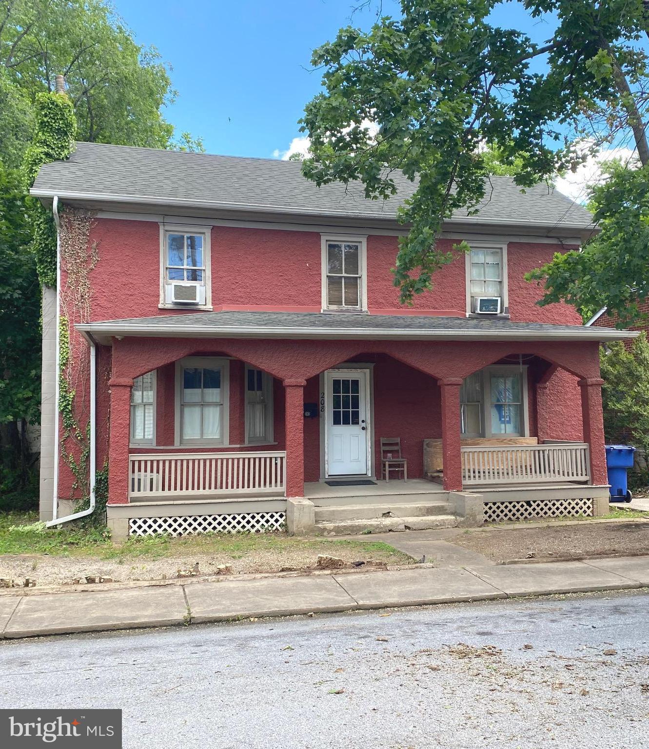 Historic Home in the heart of Front Royal. Main floor -large living area w/wood burning stove, eat in kitchen, full size bathroom with large shower, washer /dryer. Family room can be converted to a room for first floor living. 2 Large bedrooms Upstairs. One bedroom has an extra room which has a kitchen. Could be converted to another bedroom. Deep lot with rear access. Home has lots of potential! "A diamond in the rough" Home sold in as is condition. zoned R-3. Walking distance to shops and restaurants.