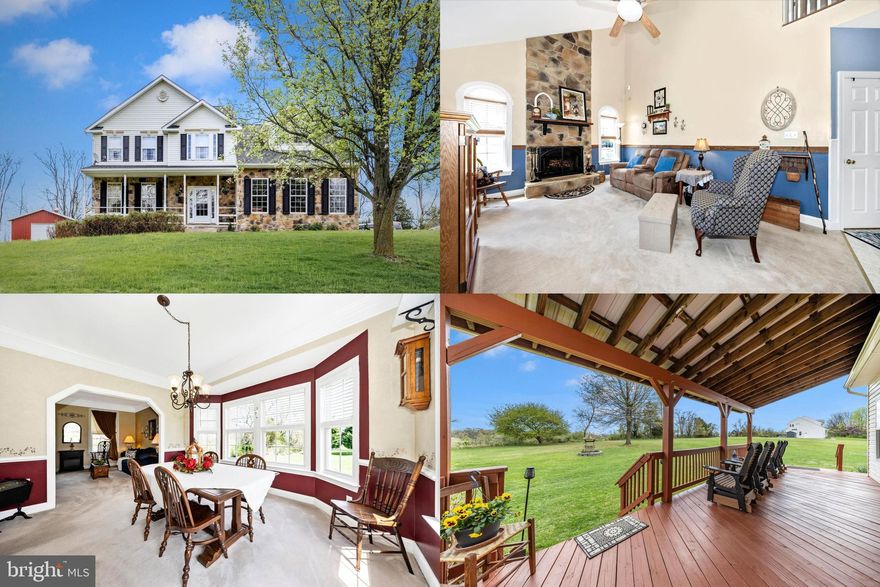 Experience refined country living in one of the region’s most sought-after equestrian communities—complete with private, gated, deep-water access to the Potomac River.

This exceptional stone-front Colonial is set on nearly six serene acres, along a tree-lined road. The property is set back from the road and offers privacy, peace, and breathtaking views.  

Inside, timeless elegance meets modern comfort. Formal living and dining rooms provide classic gathering spaces, while the gourmet kitchen features 42” cabinetry, a center island, and a charming breakfast area. The impressive two-story family room features a beautiful, custom stone fireplace.

Step outside to the covered rear porch—this space is perfect for quiet, peaceful mornings to enjoy your coffee and relaxing evenings to unwind from the day. Incredible views make this feature it’s own private oasis!

The expansive 24' x 32' barn/outbuilding with a 10-foot roll-up door offers a versatile space ideal for equipment storage, a workshop, or many other hobbyist activities.

The exclusive, gated, river access includes a pavilion, boat dock, and swimming platform. Perfect for picnics, kayaks, fishing/boating, and other recreational activities.

Recent updates are numerous and include a new roof (2019), new well and sump pumps, kitchen appliances (2023), and a brand-new Maytag washer and dryer (2024).

Conveniently located just 10 minutes from shopping and I-81, 15 minutes to the Maryland border, and a little over an hour from Washington, D.C. and Baltimore, this home offers an ideal balance of peaceful country living and everyday convenience.