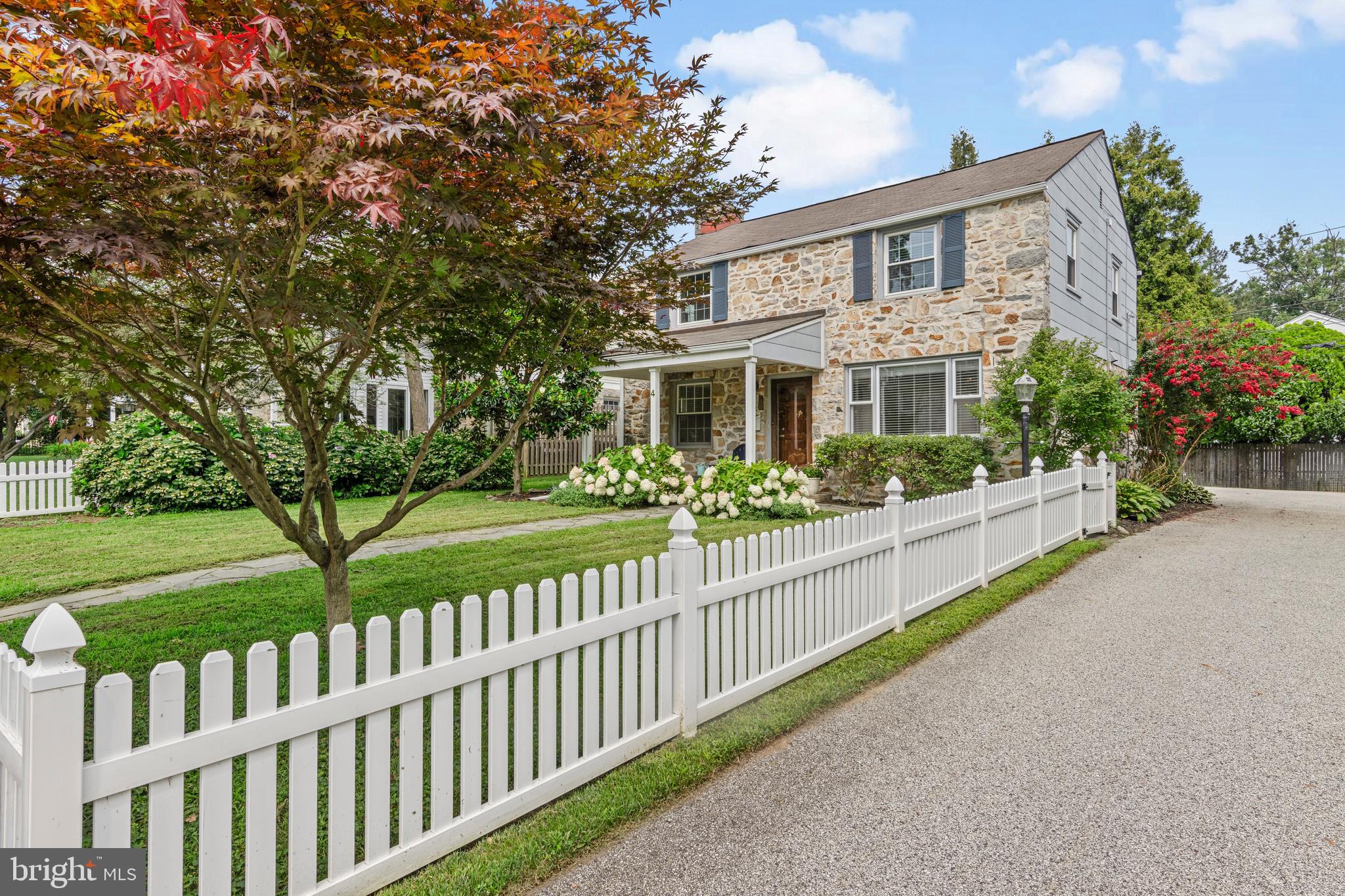 Showings start Thursday! Don’t miss this beautifully updated 3 Bedroom, 2.5 Bath colonial home that blends modern updates with classic charm. You’ll enjoy gathering with friends and family in the spacious Living Room, with deep window sills, wood floors, and a charming fireplace. Large windows allow sunlight to stream into the Dining Room, which is open to the Kitchen.
The updated Kitchen is a highlight, with sleek countertops, modern appliances, and ample storage—perfect for everyday cooking and entertaining. A Breakfast Bar offers casual seating as well as an ideal area for buffet serving. The Powder Room is conveniently located on the main floor. Upstairs, the Primary Bedroom features an en suite Bath with stall shower, while two additional Bedrooms share a renovated Hall Bath.
Additional features include a one-car Garage (with potential for conversion to a Family Room), a large open Basement, and a rear patio for outdoor enjoyment. This home also has replacement windows, professional basement waterproofing, and an electric car charging outlet.
Convenient location in the popular Old Oaks neighborhood, within walking distance of two parks with playgrounds, train stations, Villanova University, and shops and restaurants in Bryn Mawr and Villanova. Easy access to the Blue Route, Airport, medical and corporate centers, and highly regarded Radnor Township schools.