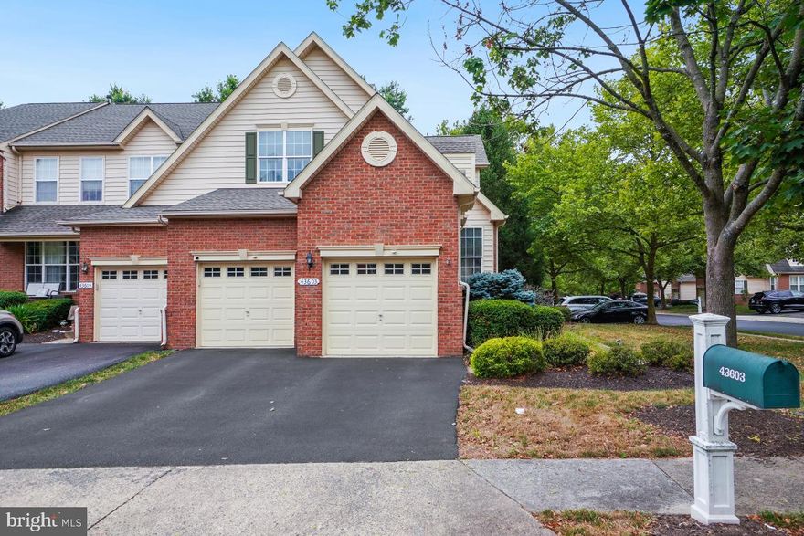 Welcome home to this immaculate West Facing end unit home in highly sought after Belmont Country Club. This Toll Brothers home has been lovingly maintained and is ready for its new caretakers. 

Welcoming natural light on three sides, the sought-after end-unit townhome features 3 bedrooms, 3.5 baths, 2 car garage, & 10 guest parking spaces on one side & 5 on the other side of the house. A total of 19 parking spaces including 2 garage parking, 2 drive-way & 15 visitor parking.  

Come inside to your airy living room with two-story vaulted ceilings. Hardwood floors extend into the family room, where the open concept connects gatherings at the fireplace to the lovely, sun-filled kitchen. Surrounded by windows and patio doors, the charming eat-in dining area invites additional sun from a skylight above. Kitchen also boasts of new flooring, quality wood cabinetry, Stainless Steel appliances replaced within the last few years, including a newer fridge, new dishwasher, new center island, quartz counter tops, & new backsplash. The kitchen is both highly functional and endlessly inviting.  The entire main level is equipped with smart recessed lights that are Google/Alexa compatible. Step outside to relax, grill, and dine under the stars on your deck, and a fully fenced backyard. 

Inside, the main level also includes a powder room and the laundry room with a new WiFi enabled smart front-loading washer and dryer installed in 2023, leading to your 2-car attached garage.

Upstairs are three bright and spacious bedrooms with two remodeled full baths, including your impressive primary suite.  Hardwood flooring continues upstairs in the hallway & master bedroom. The primary bedroom has a private en-suite bath with a double sink vanity, stand-in shower, and a decadent corner tub.

The lower level includes a generous rec room, a full bathroom & ample storage. 
The premier residential country club and golf course community of Belmont offers top-notch amenities, including professional landscaping, outdoor pools, tennis, basketball, volleyball, playgrounds, trails, and more. 

Improvements over the years include 3 remodeled bathrooms, main level recessed lighting, new kitchen flooring, quartz island, counter tops, back splash, kitchen appliances, washer, dryer replaced in 2023 & the roof replaced in 2021. 

Enjoy the Many Amenities & Gated Security That Belmont Country Club Provides: Excellent Loudoun County Schools, Close to Major Shopping, Restaurants, Dulles Airport, Hi-Tech Corridor & More. Belmont Country Club’s Social Membership Provides Unrivaled Amenities That Include Sports, Dining & Social Facilities: High Speed Internet, Cable TV, lawn maintenance, 4-Pools, Tennis Courts, Basketball Courts, Volleyball Courts, Soccer Field, Green / Picnic Spaces, Tot Lots, Playgrounds, Several Choices for Walking Trails. The Historic Belmont Manor Home Affords all Residents to Enjoy the Use of the Facility for Dining, Entertaining & Social Events. 
This one has it all!