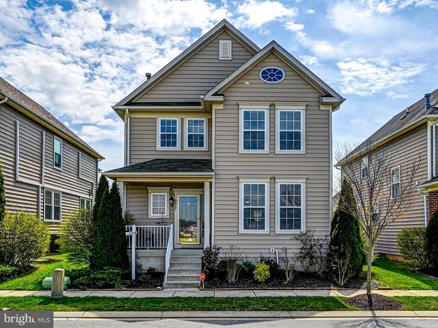 Welcome to 9627 Biggs Road in the Miramar Landing neighborhood in Middle River!   Built in 2006, this home offers a large footprint of 3 Fully Finished Levels, an Open Concept Floorplan, 2 Car Garage, Fenced-In Yard and more! The Main Level is the heart of the home and offers a large Family Room, separate Dining Room space,  Kitchen with Center Island, a 2nd Table space, Gas Burning Fireplace, Tall Ceilings and a separate Study/Office. Gleaming Hardwood floors greet you at the front entrance and lead throughout the home on the main level.  Upstairs you will find 4 Bedrooms to include the huge Primary Bedroom & Bathroom with walk-in closet.  There are 3 auxiliary Bedrooms, a 2nd Full Bathroom and bonus open space at the top of the staircase as well.  Wander down to the Finished Basement that offers a 5th Bedroom, 3rd Full Bathroom and wide open space to be used how you see fit.   The Rear Yard is fenced in with a 6 foot private Vinyl Fence.  This home is located just across from the community green space - a premier location in the community!  Updates include new HVAC in 2022, Both upstairs Bathroom renovations in 2021.  New Carpet upstairs in 2021 and newer Stainless steel Kitchen appliances.   Solar Panels were installed in 2016 and are leased through Vivint/ Sunrun. They provide exceptional savings on your monthly electric bill!  Don't wait on this home - it is the only single family home for sale in the entire Miramar Landing community at the moment.   Schedule a showing today!