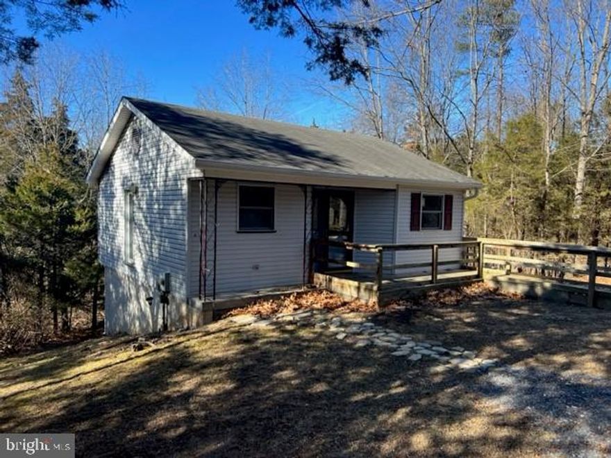 Great investment, weekend getaway or permanent home. Large 7.6 acre lot with possibile subdivision back into 3 lots. Lots were merged to save on taxes. Previous plat with old lots included with documents. Please consult proper government departments to verify. Possibility of public sewer lines on property. Please use due diligence. Recent upgrades on this 1 bedroom house which included newer flooring. There is an unfinished walkout basement that has lots of possibilities.
BEST AND FINAL DUE BY 9:00 PM Saturday , February 18, 2023 due to multiple requests for showings for Saturday.