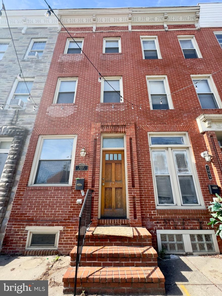 Discover urban living at its finest in this spacious 3-bedroom, 3-bathroom townhome located at 1007 W Cross St, Baltimore. Nestled in a vibrant neighborhood, this well-appointed residence offers modern amenities and ample space for comfortable living.

Step inside to find hardwood floors, large windows, and neutral colors that create a bright and inviting atmosphere throughout the home. The fully-equipped kitchen boasts stainless steel appliances, granite countertops, and plenty of cabinet space, perfect for culinary enthusiasts.

Relax in the generously sized bedrooms, each featuring large closets and ceiling fans for added comfort. The tiled bathrooms are stylishly updated and include a vanity mirror and soaking tub for ultimate relaxation.

Outside, the fenced backyard provides privacy and space for outdoor entertaining, while the deck offers the perfect spot for enjoying morning coffee or evening cocktails.

Local Attractions:

• Inner Harbor
• M&T Bank Stadium
• Camden Yards
• Federal Hill Park
• American Visionary Art Museum

Highways:

• I-95
• I-395