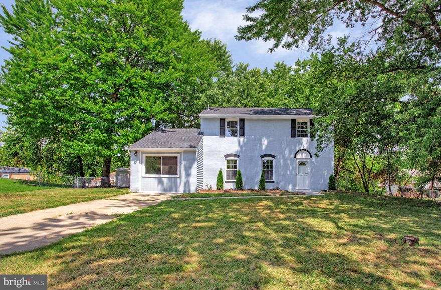 Welcome to 805 Carry Place—A Stunning, Fully Updated Brick Colonial in Sought-After Rambling Hills! This beautifully updated 4-bedroom, 3-bathroom home offers the perfect blend of modern upgrades, comfortable living, and unbeatable convenience—all with no HOA! Step inside to a light-filled, spacious layout featuring brand-new LVP flooring, fresh paint throughout, and a completely updated kitchen boasting gleaming granite countertops, white cabinets, a chic tile backsplash, and new stainless steel appliances—a dream setup for cooking and entertaining. The main level offers versatility with a bedroom and full bath, ideal for guests or a home office, plus a cozy family room for relaxing evenings, dining with sliding glass doors to the rear yard, and a new washer/dryer for everyday ease. Upstairs, you'll find new plush carpeting, three generously sized bedrooms, each with a ceiling fan, and two fully updated bathrooms. Perfectly situated with quick access to Route 4, Route 301, and I-495, this home is a commuter’s dream—just minutes from Joint Base Andrews, U.S. Census Bureau, NASA Goddard, Prince George’s County Government, and major employers like UPS, Verizon, and Target. Need a break from the hustle? Enjoy the nearby Watkins Regional Park, Show Place Arena, and local farmers markets, or explore retail and dining at Ritchie Station Marketplace and Bowie Town Center. And when you're ready to head into D.C., nearby Metro stations make it easy. Every detail has been thoughtfully upgraded—just move in and enjoy the lifestyle you’ve been waiting for! Welcome home!