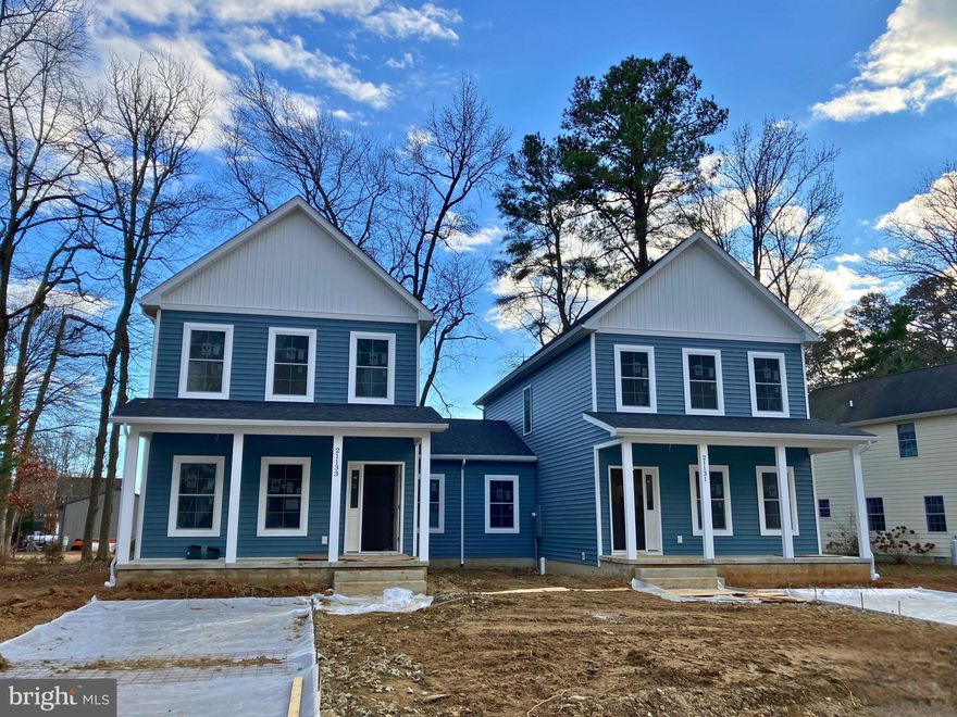 New Construction Alert! The last two beautiful 3BR, 2.5 bath duplexes under construction on Striper Run in Watermans Estates are now for sale. Nice open 1st floor layout with living, dining & kitchen areas, powder room and separate laundry room. Luxury vinyl plank flooring in the 1st and 2nd levels is included. Upstairs, there's a primary suite with walk-in closet, full bath, two more spacious bedrooms and another full bath. The 7' x 23' storage room with overhead door provides lots of space for toys and tools. Out back there's a concrete patio and 6 ft vinyl privacy fence. Watermans Estates is an attractive community in the heart of Rock Hall. Walkable or bike-able to restaurants, marinas and shops the location offers easy access to Rock Hall's many festivals and fun events.