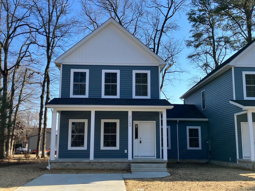 New Construction Alert! The last two beautiful 3BR, 2.5 bath duplexes under construction on Striper Run in Watermans Estates are now for sale. Nice open 1st floor layout with living, dining & kitchen areas, powder room and separate laundry room. Luxury vinyl plank flooring in the 1st and 2nd levels is included. Upstairs, there's a primary suite with walk-in closet, full bath, two more spacious bedrooms and another full bath. The 7' x 23' storage room with overhead door provides lots of space for toys and tools. Out back there's a concrete patio and 6 ft vinyl privacy fence. Watermans Estates is an attractive community in the heart of Rock Hall. Walkable or bike-able to restaurants, marinas and shops the location offers easy access to Rock Hall's many festivals and fun events.