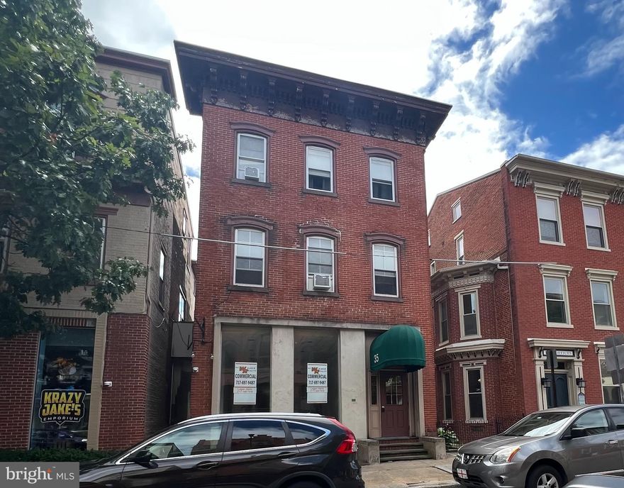 Beautiful first floor office space on W Main St in Mechanicsburg. Tenant pays; electric and gas heat. Move in ASAP. Three year lease is preferable though can be negotiated.