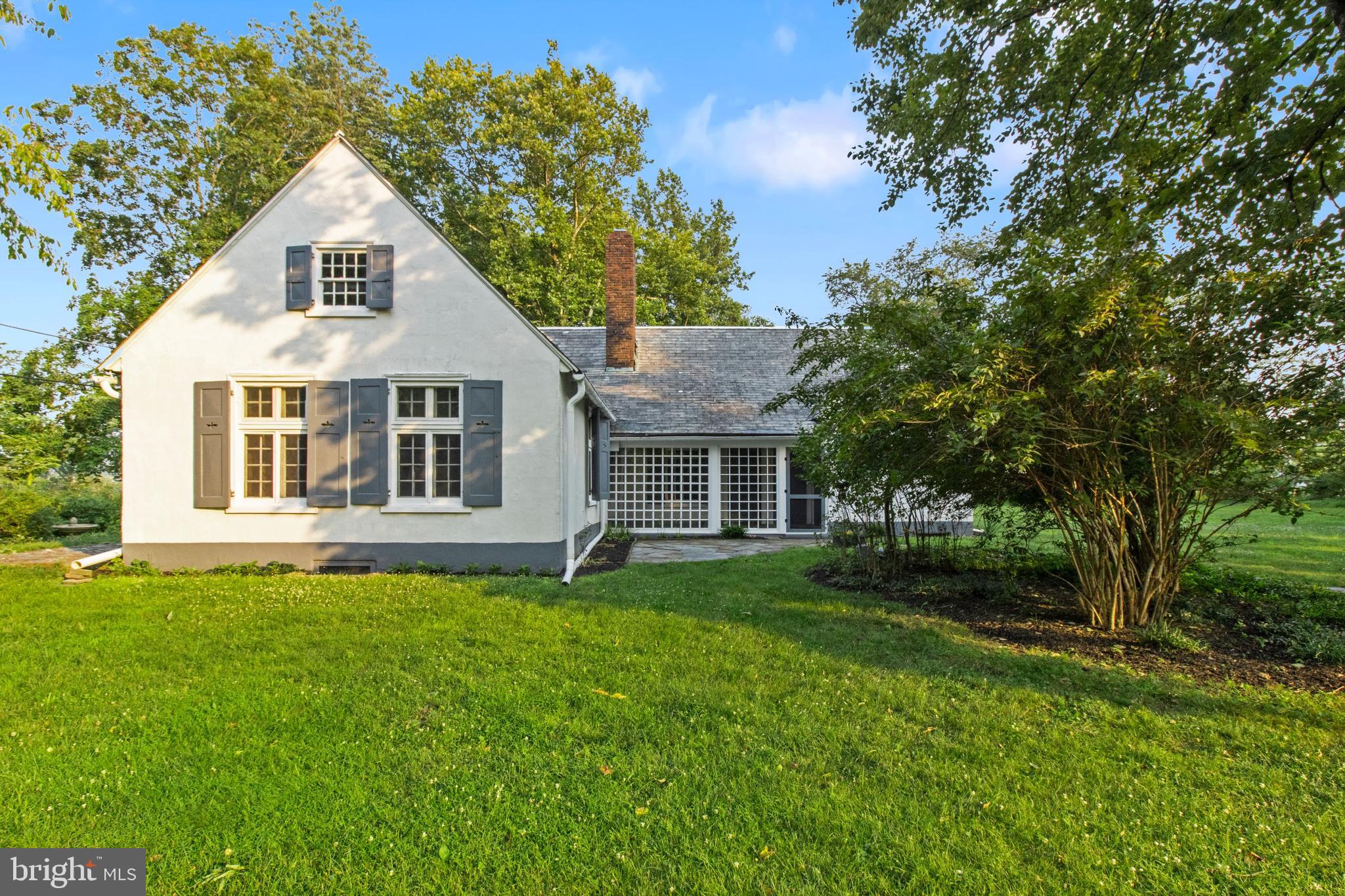 ***YOU CAN NOT SEE THE HOME FROM THE STREET DO NOT DRIVE DOWN THE DRIVEWAY PROPERTY IS OCCUPIED***SHOWINGS WILL START ON MONDAY AUGUST 22ND**Welcome to your own private retreat in New Hope backing to the Delaware Canal with views of the Delaware River. This 1925 Cottage Style home is beaming with character and charm. First floor living at its best with a large family room featuring a wall of windows and french doors opening to a stone patio. Recently updated kitchen with all new appliances and a custom, locally sourced live-edge ash wood island top, 3 bedrooms plus a study, 2.5 baths, garage on 1.5 acres. Hardwood flooring throughout, lovely large windows and sun-filled rooms. Beautiful custom made doors with original hardware. Basement and attic storage. New-Hope Solebury School District. 1.5 miles north of downtown New Hope or a 20 minute walk on the Canal towpath to the many restaurants and shops in New Hope and Lambertville. GPS address 19 Towpath Way New Hope