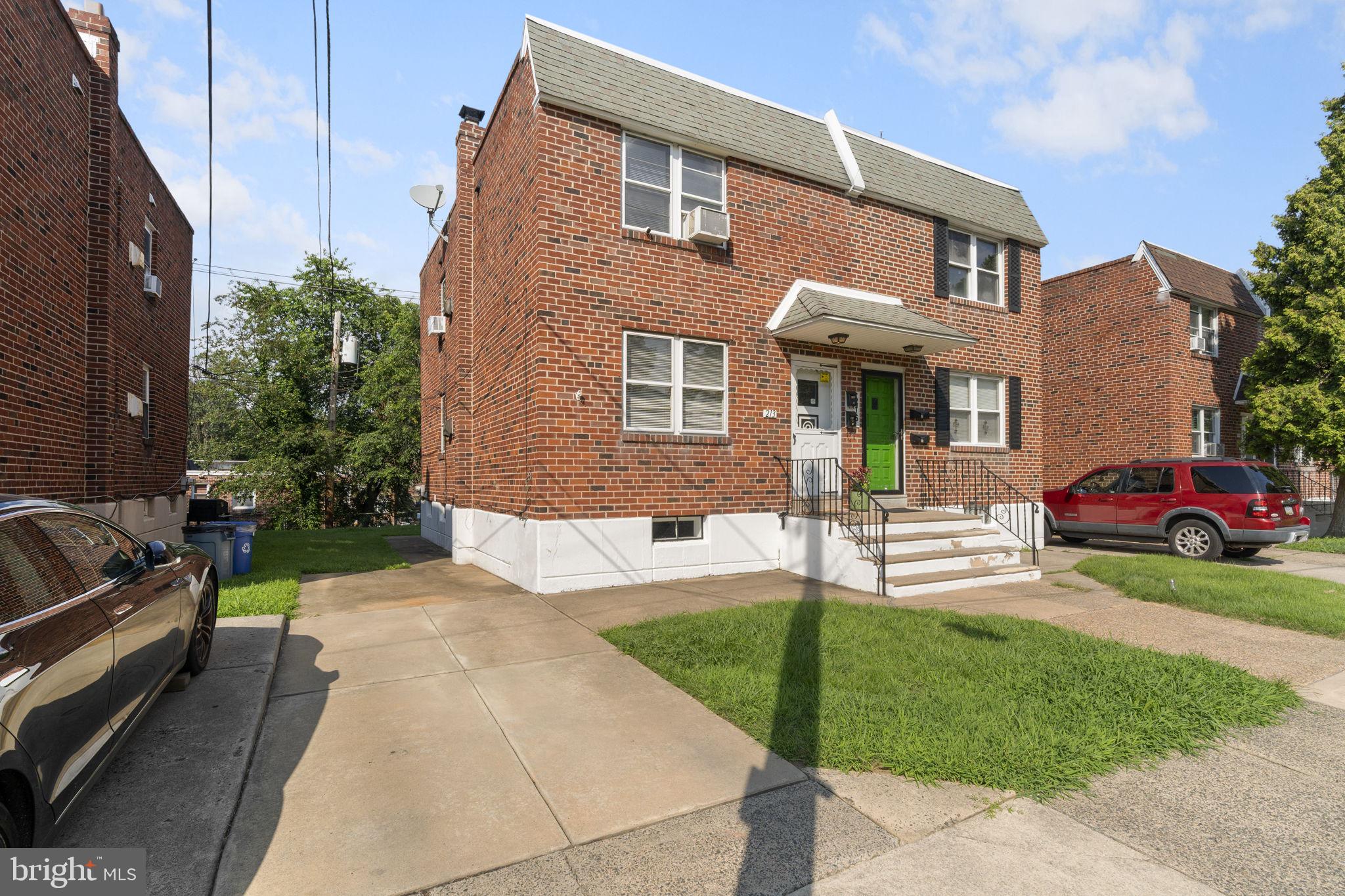 Charming Brick Duplex – Great Investment Opportunity!
This well-maintained brick duplex offers two spacious one-bedroom units, making it an excellent option for both investors and owner-occupants. The first-floor unit has been recently updated with new flooring, fresh paint, and includes a finished flex space—ideal for a home office, guest room, or additional living area.
The second-floor unit is occupied by a super-clean long-term tenant, providing immediate rental income. A shared basement features a common laundry area and individual storage bins for each unit, providing added convenience and functionality.
Additional highlights include driveway parking for two cars and a private backyard—perfect for outdoor enjoyment. Located within walking distance to the regional rail & a park, this property presents excellent value and strong rental potential in a desirable area. Property is being sold in "as is" condition
The listing agent is related to the seller