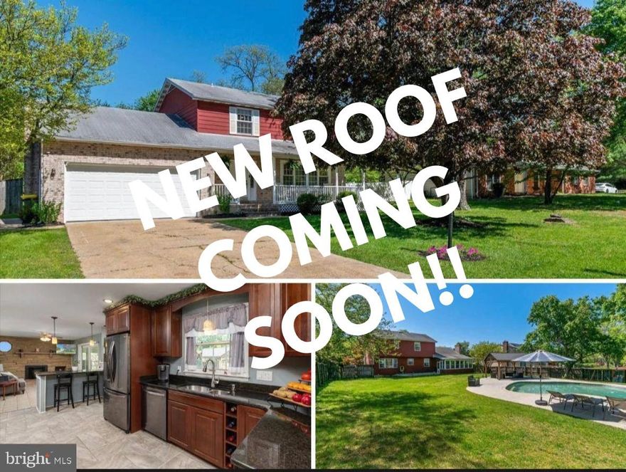 "BRAND NEW ROOF COMING JUNE 10TH" Rare opportunity in the highly sought-after community of Andorick Acres! This spacious 4-bedroom, 3.5-bath colonial offers over 2,600 square feet of beautifully maintained living space and a desirable 2-car garage. The chef’s dream kitchen features updated cabinetry, granite countertops, stainless steel appliances, and a gas range—perfect for preparing gourmet meals or casual weeknight dinners. Flowing living and dining areas provide plenty of room to relax and entertain. The 3-season sunroom is a wonderful spot to unwind or enjoy Maryland crabs all summer long! Step outside to your private backyard retreat with a sparkling inground pool, all set on a picturesque and level half-acre lot. This home blends comfort, charm, and an unbeatable location in one of the area’s most desirable neighborhoods. Don’t miss out!