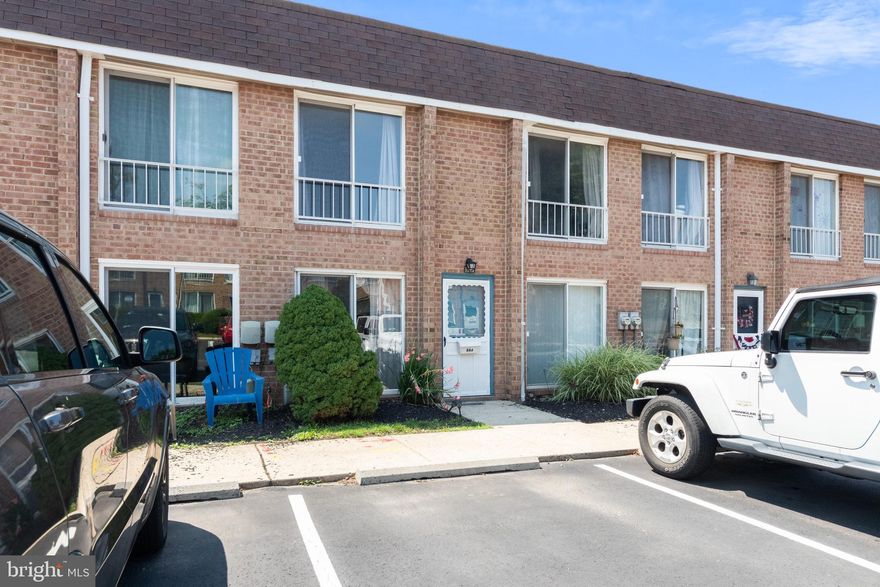 Welcome to Yorktown Village!  Check out this 2 story, move-in ready, condo. Nestled in the heart of this highly desirable community, this charming property offers an exceptional opportunity for first-time buyers, downsizers, and investors alike. This 2 bedroom, 1.5 bath condo offers two-floor living.  The main living area is downstairs along with the living room, eat in kitchen, laundry room and half bath. On the second floor you will find the two bedrooms and one full bath.