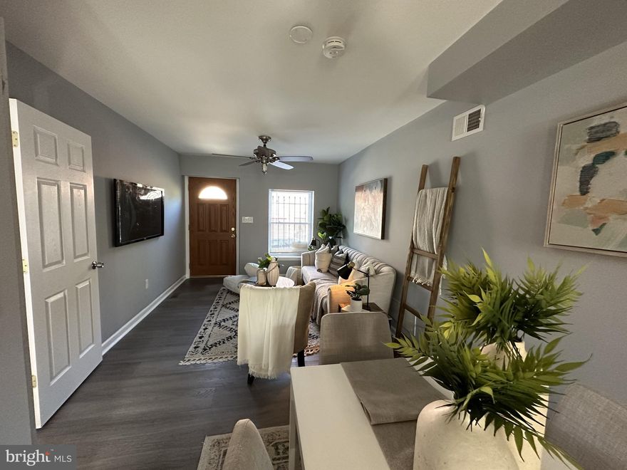 Major price reduction for this stunningly updated from top to bottom 2-bedroom, 1-bathroom rowhome located in the heart of Baltimore. This move-in-ready beauty has been completely renovated from top to bottom with modern finishes and essential upgrades for peace of mind.

Enjoy brand-new plumbing and electrical systems, energy-efficient windows, a new HVAC system, a sump pump with battery backup, and a new roof every major system has been addressed! The open-concept main level features stylish flooring throughout, a spacious living area, and a beautifully remodeled kitchen with sleek cabinetry, new appliances, and coordinating countertops. Even has been lead-free certified

Upstairs, you'll find two well-sized bedrooms and a refreshed full bathroom with contemporary fixtures. The clean, unfinished basement includes laundry and offers great storage space or room to expand.

Step outside to a fully fenced backyard—perfect for entertaining, relaxing, or converting into a private parking pad. The lot next to the house may have been abandoned by the city;  Buyer may be able to claim. Conveniently located just minutes from Camden Yards, M&T Bank Stadium, Horseshoe Casino, local breweries, and the Inner Harbor.

Don't miss your chance to own this turn-key home in a vibrant and walkable community. Schedule your showing, submit your offer,  bring your furniture and move right in!

More photos of this beauty will be uploaded soon!