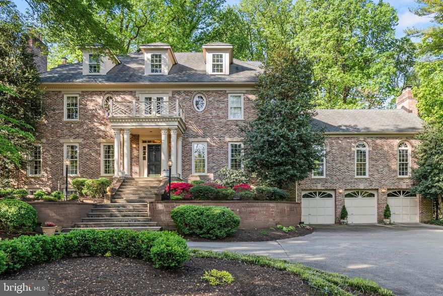 OPEN HOUSE SUNDAY 2-4 PM!! 

Located on a service road with neighborhood traffic only! Stunning all brick Georgian colonial on rare .71/acre with  3 car garage in the Whitman school district. Originally built by commercial builder as his private residence! Gorgeous mature landscaping in private oasis backyard with extensive plantings and huge patio. On the inside, you'll love the remodeling updates including the renovated kitchen which opens to the  breakfast area on one side and the expansive great room with exposed beams on the other! You'll find six generous bedrooms above grade, 5 fireplaces,  4 finished levels including a fantastic lower level with full walkout . Mechanically, the home offers four zone heating and cooling, 2 hot water heaters, a large capacity generator, a dumbwaiter into the kitchen, plus a full brick exterior,  updated roof with extended warranty and much more! Truly one not to be missed!