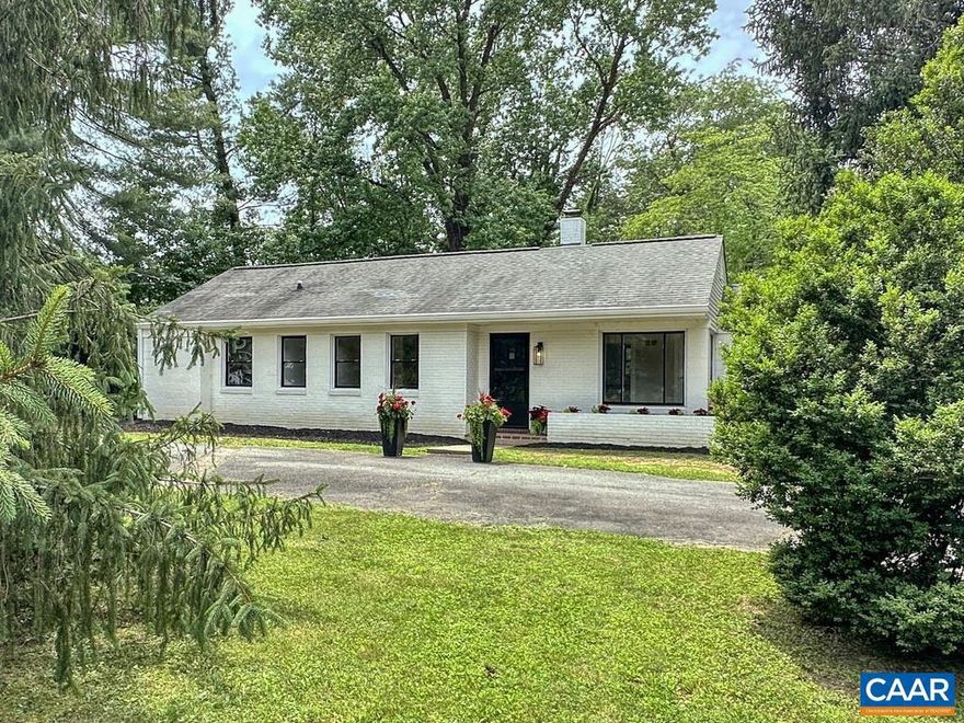 Stylish and solid, this updated mid-century ranch in the heart of Gordonsville blends classic design with modern comfort. Located minutes from shops, dining, banking and more, the Home features a reimagined kitchen with all-new finishes, freshly refinished original hardwood floors and new interior paint throughout. A spacious full basement offers laundry, storage, and potential for workshop or finished space. Situated on spacious one-acre lot, the Property adjoins Holiday Rd. to the rear while fronting Martinsburg Ave. A property enclosed by mature trees for privacy, features a garden shed in the rear. This Property provides ample space for relaxation while conveniently offering access to in-town amenities. A gently curved horseshoe driveway provides easy access. With its clean lines, natural light, and low-profile architecture, this classic reflects the timeless appeal of mid-century design?revived for today?s lifestyle. Enjoy the farmers market, coffee shop, or dinner in town?this is small-town living at its most convenient and charming. Enjoy the Gallery of Photos, Tours & Floor Plans and plan to visit.