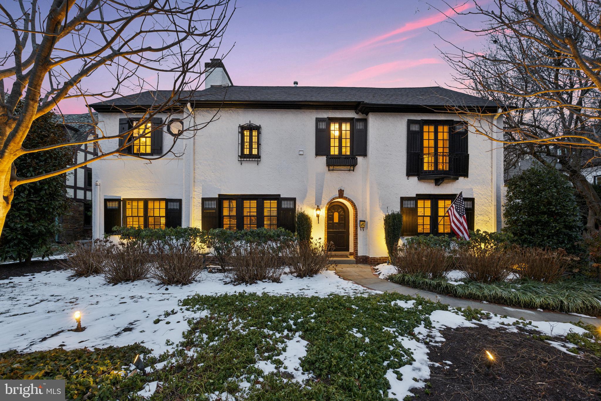 Welcome to 1448 County Line Road. This meticulously maintained Wallace & Warner home is nestled on a picturesque tree-lined street is conveniently close to the Rosemont Train Station, Austin & Ashbridge Park, and downtown Bryn Mawr.
As you approach the front door via the flagstone walkway, you'll be greeted by meticulously designed landscaping and tasteful up-lighting that enhance the home’s curb appeal. Inside, the Foyer welcomes you with handsome hardwood floors and an elegant main staircase, setting the stage for this exceptional property.
The Living Room, with its hardwood floors, beautiful wood-burning fireplace, and large windows, offers a bright and cozy space ideal for both entertaining and everyday living. Adjacent to the Living Room, the Den/Office provides access to a charming brick patio overlooking the heated in-ground pool and spa.
The formal Dining Room, located off the Foyer, boasts beautiful decorative moldings and a corner closet perfect for storing dishware. It leads seamlessly into the updated gourmet Kitchen, which features a large island, ample counter space, custom cabinetry, and room for a breakfast table or seating area. Complete with stainless steel appliances and access to the back patio, this Kitchen is a chef’s dream. A back staircase to the second floor, access to the heated garage, and updated Powder Room complete the first-floor layout.
The second floor, accessible via both the front and back staircases, offers a thoughtfully designed layout. The spacious Primary Suite includes a fireplace, an updated en-suite Bathroom with radiant heated floors, a double vanity, a soaking tub, an oversized shower with a rain showerhead, and a generous walk-in closet. A corner Office space with custom built-in desk and shelving, complemented by a vaulted ceiling, provides the perfect work-from-home setting.
Four additional well-sized Bedrooms, one of which could serve as a Sitting or Playroom, offer ample storage. This level also features two additional full Bathrooms, with shower/tub combinations, and a centrally located Laundry Room with abundant space and storage.
The partially finished Basement is a versatile space, perfect for a Recreation Room, Home Office, or Flex Area while the walk-up Attic offers excellent storage and the potential for future expansion.
If you’re seeking a meticulously maintained home, full of character and charm, which is conveniently located near everything Bryn Mawr and The Main Line have to offer, your search ends here!