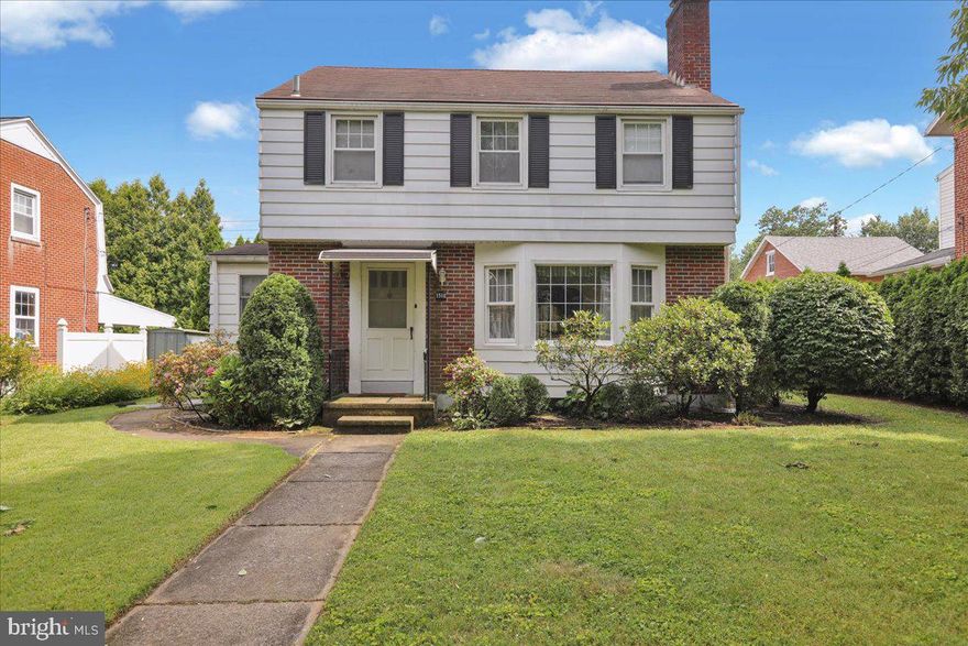 Carpeting has been removed to reveal the beautiful hardwood floors. Located in Wyomissing Schools along the beloved July 4th parade route is where you’ll find this charming all brick three-bedroom, two-story home that offers comfort, character, and convenience.  Step into the spacious living room featuring a beautiful bay window and a cozy wood-burning fireplace. The adjoining dining room boasts hardwood flooring and leads directly into the bright eat-in kitchen—ideal for daily living and entertaining. The main floor also includes a convenient laundry room and a half bath. Upstairs, you’ll find three comfortable bedrooms and a full hall bath. A full basement provides ample storage space. Enjoy the outdoors on the large covered rear porch overlooking the level backyard—perfect for gatherings, gardening, or just unwinding. Additional highlights include off-street parking for up to 3 vehicles. Don’t miss this opportunity to own this home. Schedule your private showing today!