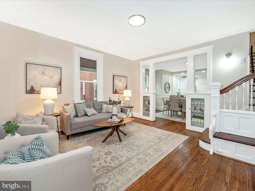 Welcome to 514 Elm Street, where elegance meets comfort in this stunning 4-bedroom, 2.5-bathroom house with a wrap around porch, perfect for Sitting! Nestled in the heart of downtown Frederick, this property offers a perfect blend of modern amenities and timeless charm.  As you step inside, prepare to be captivated by the impeccable craftsmanship and attention to detail throughout. 

The gourmet kitchen is an epicurean's delight, boasting sleek granite countertops, stainless steel appliances, and a Natural Gas stove that will inspire your culinary creations.  Laundry is conveniently located on the main level, adjacent to the kitchen.  The tile flooring adds a touch of sophistication, while the refinished hardwoods bring warmth and character to the living spaces.  With new windows flooding the rooms with natural light, every corner of this home feels bright and inviting.  

The spacious bedrooms provide ample privacy and relaxation for everyone in the family. And let's not forget about the two and a half bathrooms that have been thoughtfully designed to combine functionality with style.  This lovely renovation also includes a heavy upgrade of electric to 200 AMP service, which now supports a Dual Zone Heating and AC.  The Upper level is a Primary Suite with an en suite!

Beyond the walls of this remarkable home lies an outdoor paradise waiting to be enjoyed. Whether it's hosting barbecues or simply unwinding after a long day, the backyard offers endless possibilities for entertainment and relaxation. A generous sized Trex deck, and expanded Hardscape patio, fully fenced!  

While the basement is not completely finished, all 650 SF has new tile flooring, and a walk out to rear of the home. Mechanicals are stored here but room to finish, or plenty of room for storage!  Secondary laundry hook up in the basement as well!

Conveniently located near Hood College, Downtown Shops, Restaurants and more, this property is ideally situated for any lifestyle. Commuters will appreciate easy access to major highways and public transportation options.  Don't miss out on the opportunity to make 514 Elm Street your dream home. Call now to schedule a showing and experience all that this exceptional property has to offer.