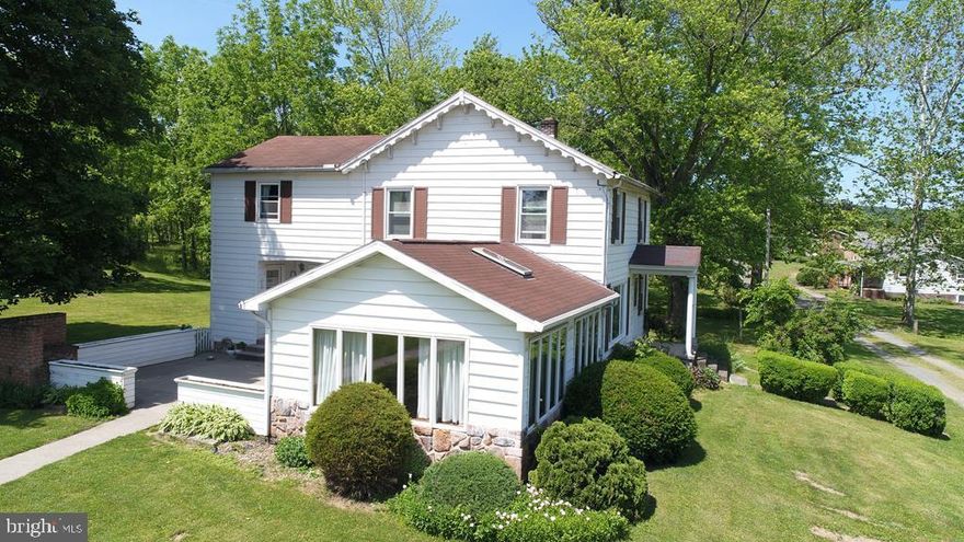 Potential and possibilities are endless on this 4 ACRE parcel which includes a 4 bedroom home, 2 car detached garage & large pond. It was the family FARMETTE for many years, recently zoned Commercial which opens new options. Close to schools, shopping, restaurants-well just about everything, yet tucked back from the road for a little privacy.  Reasonable offers will be considered.,Zoned "Commercial" in 2017 - PRIME COMMERCIAL location of Mifflintown Exit.