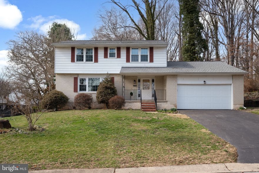 Professional painting just completed. Prime North Wilmington location in the popular community of Brandywood backing to New Castle County parkland, this two-story colonial features newly renovated primary bathroom, beautifully maintained hardwood floors, replacement windows plus updated hall bath. On the main level you’ll find the generously sized living room, formal dining room and kitchen offering warm wood-tone cabinetry, ample countertop prep space & a pantry. The adjacent main floor family room boasts a wood burning stone fireplace and sliding glass doors leading to the rear flagstone patio - backing to private wooded land. Perennial flowers fill the rear yard and side path. A convenient guest powder room & interior access to the two-car garage completes this level. Upstairs, the primary suite offers a newly renovated private bath and a fabulous walk-in closet. Three additional well-sized bedrooms share an updated full hall bath. Plenty of storage found in the hall linen closet and walk-in hall attic. The unfinished basement offers excellent space for even more storage, a workshop, or the opportunity to finish for additional living area. Recent updates include, gas furnace (Calvert, 2023) and single-layer roof (2018). A desirable school feeder patters & Convenient North Wilmington location - just minutes from great shopping and dining, walking distance to community park/open space (Old Brandywood Elementary) and Jester Park plus easy access to major routes for quick commutes around Wilmington or into nearby Pennsylvania.