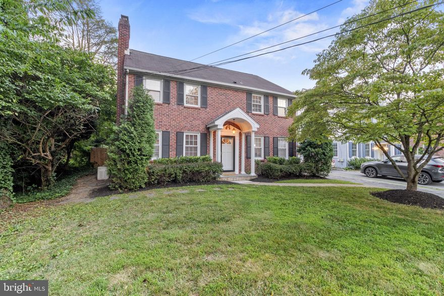 Fabulous Main Line Home just Steps from the center of Gladwyne.  This charming 3 story center hall brick colonial is your In Town retreat.  It offers incredible interior space and is deceivingly spacious at 3400 square feet. It features 4 bedrooms and 3.5 baths. First and second floors offer beautiful original hardwood flooring and wonderful living and entertaining spaces. The first floor features a Living Room with gas fireplace and a convenient office/study that flows seamlessly into the sun-filled Family Room with windows on 3 exposures, skylights and patio doors leading to the rear grounds. There is a lovely Dining Room great for entertaining off the chef's Kitchen with white cabinetry, newly updated carerra marble countertops, white subway tile backsplash, newer GE cafe appliances, newer sink, faucet and cabinet hardware. The large and bright eat-in kitchen has a generous amount of countertop space for the true chef and offers convenient sliding doors to the slate patio and pool area. The second floor offers 3 of the 4 incredibly spacious bedrooms and a large hall bath. Also on this level you will find the primary bedroom Suite with brand new en-suite bath featuring Carrera marble top vanity, subway tile and an all new shower and toilet.  The primary suite also features a generous walk-in closet and additional closet. The laundry room is also conveniently located on this floor and features newer full size machines.  On the third floor you'll find a wonderfully sized 4th bedroom, a full bath and walk-in attic providing incredible additional storage. The lower level is beautifully finished with grey LVP flooring and makes a great recreation space or play room. There is also a detached garage and terrific outdoor slate patio area and in-ground pool making outdoor entertaining and recreation a delight.  Experience this picturesque setting while enjoying the convenience to the Center of Gladwyne including: Gladwyne Elementary, Lower Merion School District, Gladwyne Montessori, Gladwyne Library, Home Room Coffee Shop, Gladwyne Market, McCaffrey’s food market and a quick drive to downtown Center City. This home resides in the Historic District of Gladwyne. Home owner is a PA licensed real estate professional.