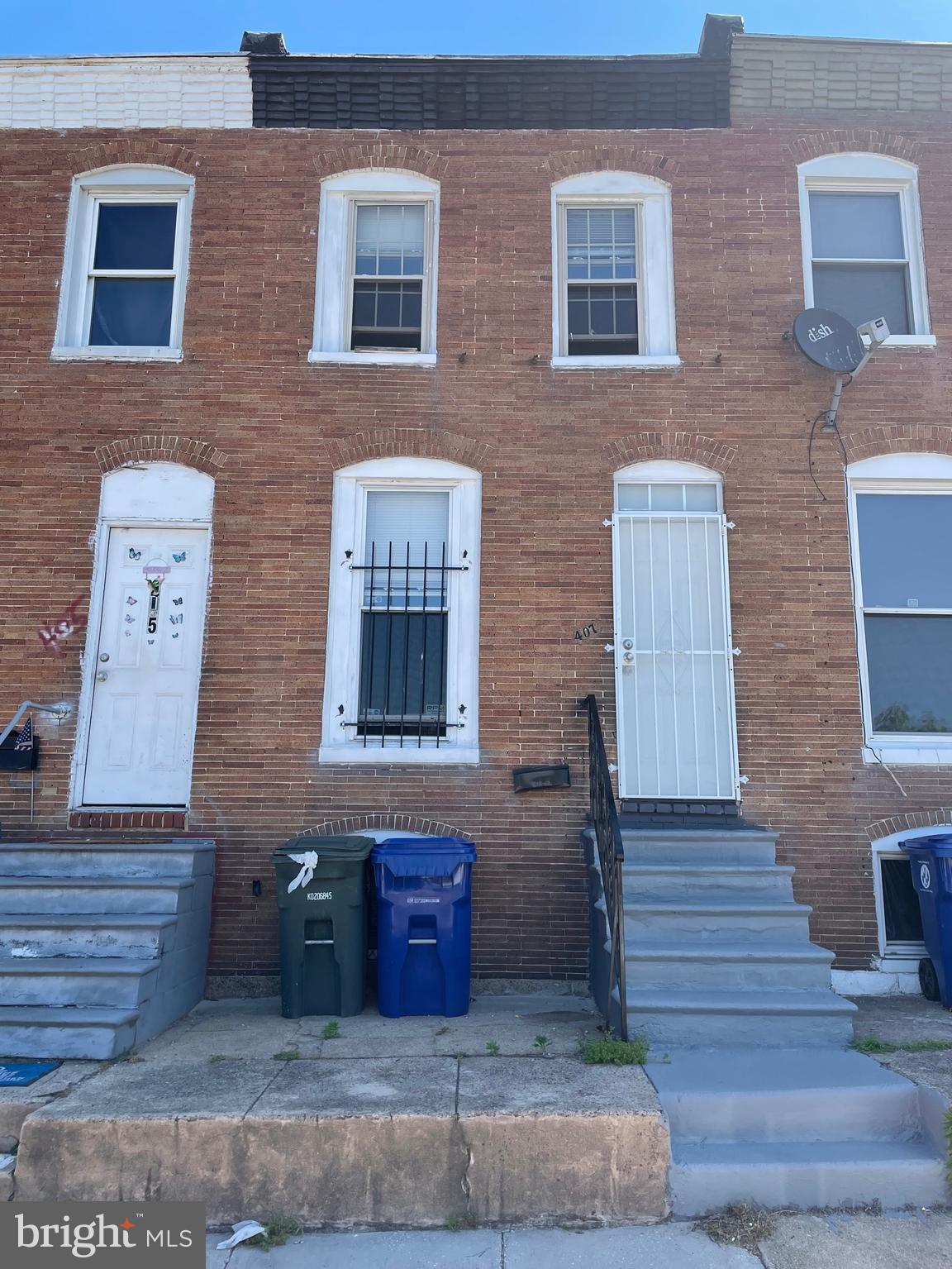 This townhouse is located at 407 E Lynne Ave, Baltimore, MD. 407 E Lynne Ave is in the Mill Hill neighborhood in Baltimore, MD and in ZIP code 21223. This property has 2 bedrooms, 1 bathroom and approximately 840 sq ft of floor space. This property has a lot size of 784 sq ft. Property is currently rented with a Section 8 tenant occupant currently rented until November 30th 2025 by Section 8.