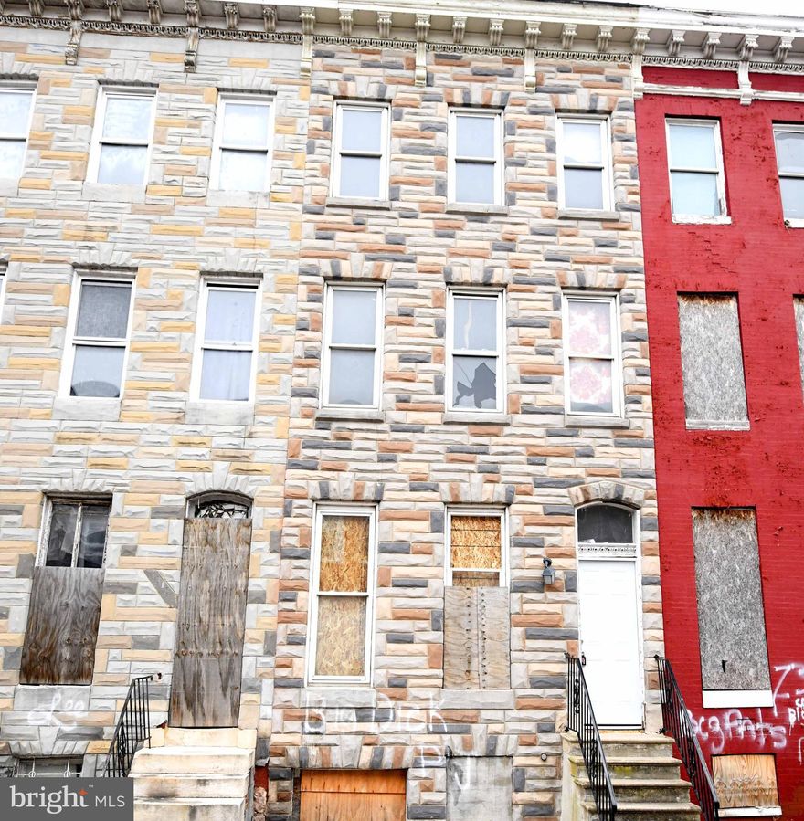 **Seller Financing Available + Reno Money** $5,000 down payment. Seller will lend up to $60,000 for repairs. 5-bed, 2-bath home that will generate strong cashflow as a rooming house. 3-stories with large rooms and ductwork already in place. Needs reno and seller will finance up to $60,000 in repairs.