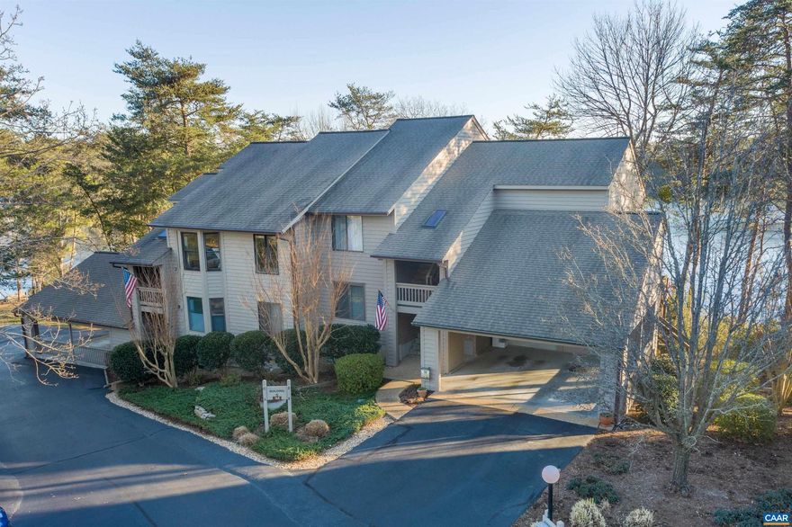 Exceptional location off Chesapeake Bay at Mariners Point in Coves at Wilton Creek. Perfect for 2nd home or downsizing. Beautiful, move-in ready, 1st floor 2 BR 2BA low-maintenance condo has sweeping water views across creek to Piankatank River. DEEP WATER deeded boat slip. Spacious foyer with immediate view of water. Living and dining rooms, great for entertaining with floor to ceiling water view & access to covered deck with rear stairs. Kitchen white appliances/cabinets and pantry. Primary bedroom water view, deck access, WIC, ensuite bathroom, jetted tub, rain showerhead.Guest bedroom, water view. Full, hall bath, tub/rain showerhead. Laundry room workspace, full size washer & dryer. European style propane log stove. Expansive walk-in 'basement-like' crawl space with access to mechanicals and shared Express Water Filter System. Trane SEER2 15 XE15 heat pump, 3-Ton Heat & AC (2020). Replaced carpet w/composite wood, lighting, ceiling fans (2017) & all windows and sliders with Andersen 100 series Fibrex framing (2023). Carport w/storage closet. Guest Parking. Clubhouse exercise room,sauna,pool,workshop,tennis/pickleball courts,boat launch,kayak storage & dock.Affordable HOA fees include septic,water,ground/exterior maintenance.,Formica Counter,Fireplace in Living Room