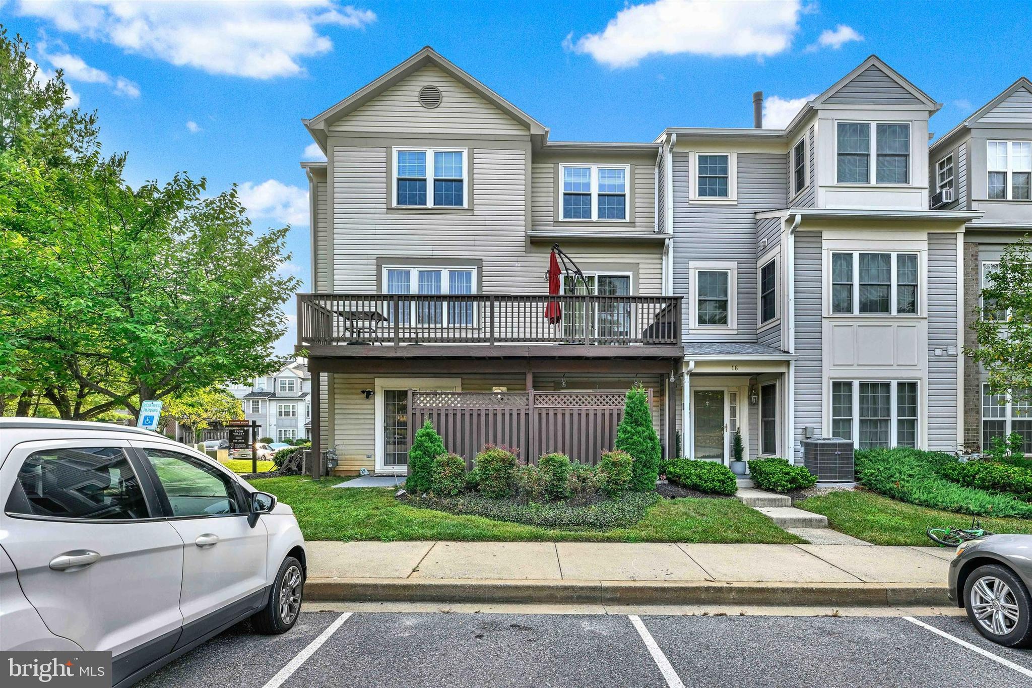 Enjoy comfort and convenience in this spacious 3-bedroom, 2 full and 2 half bath townhome located in a quiet, reserved community. Just minutes from Wegmans, Giant, Costco, Panera Bread, Starbucks, Old Navy, DSW Shoe Warehouse, banks, restaurants, gyms, schools, and major commuter routes, this home offers the perfect balance of peaceful living and easy access to everyday amenities.
The main floor features a bright living room, dining area, and a functional kitchen with direct access to a large private balcony—ideal for relaxing or entertaining. Upstairs, you’ll find three generous bedrooms, including a primary suite with its own private bathroom, along with a second full bath. The ground level offers a flexible space that can serve as a recreation room, home office, gym, or second living area, along with a convenient half bath.
Filled with natural light and offering plenty of storage, this home is ready to provide comfort, flexibility, and a fantastic location all in one. Opportunities like this don’t last—schedule your private tour today and make this beautiful townhome yours.