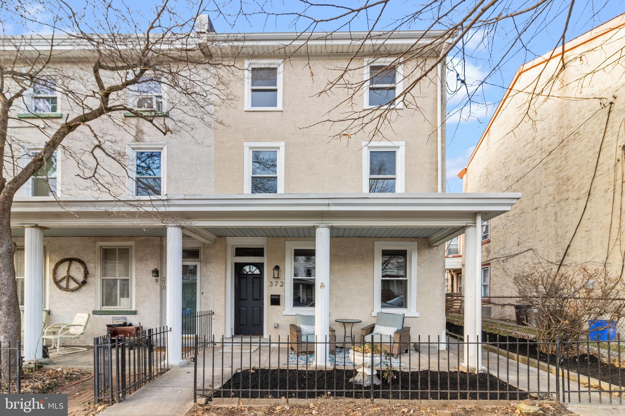 Welcome to 372 Lyceum Avenue, a spacious and completely renovated 3 -story Twin Home offering 4 Bedrooms and 3 full bathrooms, situated on one of the nicest streets in this Beautiful & Historic Roxborough Neighborhood.  The nice curb appeal invites you to the charming front porch and through the lovely entry with nice original details and updated lighting. The living space in this home is amazing, with an extra large living room boasting 9ft ceilings, beautifully restored wood flooring, plenty of large sunny windows, brand new high-hat lighting and a convenient brand new full bathroom, with custom tile work and the finest finishes.  Next you will find the gorgeous dining area, also with the beautifully restored wood flooring, 9ft ceilings, high-hat lighting and one of a kind original french doors that lead you out to a wonderful side patio area, simply perfect for outdoor dining and entertaining. This dining area is also open to the stunning custom kitchen! This is the kitchen you have been dreaming of...with sleek white shaker style cabinetry, quartz counters, custom tile back splash, stainless appliances, peninsula seating area and the classically modern finishes that complete this space perfectly.  Off of the kitchen is the convenient laundry/mud room with a door that takes you out to the large rear yard and additional patio area. This yard offers plenty of space for gardening, grilling & relaxing. 
When heading upstairs, you are greeted by the cool modern railing that leads you to the second floor. On this floor you will find 3 spacious bedrooms with nice closet spaces, upgraded lighting, and a gorgeous custom tiled full bathroom.  Last but most definitely not least, is the third floor main suite with custom and fun barn door entrance.  This space is truly amazing! Offering a large bedroom with 12' vaulted ceilings, plush carpeting, high-hat lighting, its own new HVAC system zone, a HUGE walk-in closet, and a absolutely gorgeous en suite bathroom.  This en suite bathroom boasts custom tile work, a double vanity with marble counters, a spacious walk-in shower with bench, sleek gold finishes, and upgraded lighting.  
This is the home to see  - having the perfect blend of modern updates and the finest finishes, all while keeping with the true character that this home has to offer.  Completely updated & restored from top to bottom - all new plumbing, all new electric, new HVAC system, all new windows, upgraded insulation and so many more details went it to making this home what it is today.  
Walk-able to everything this wonderful community has to offer: Main Street and all of the wonderful attractions in Manayunk, the train stations, the Wissahickon Park, Gorgas Park, great local schools and all of the shopping and dining along The Ridge. 
Once you see this pristine property you will not want to leave!