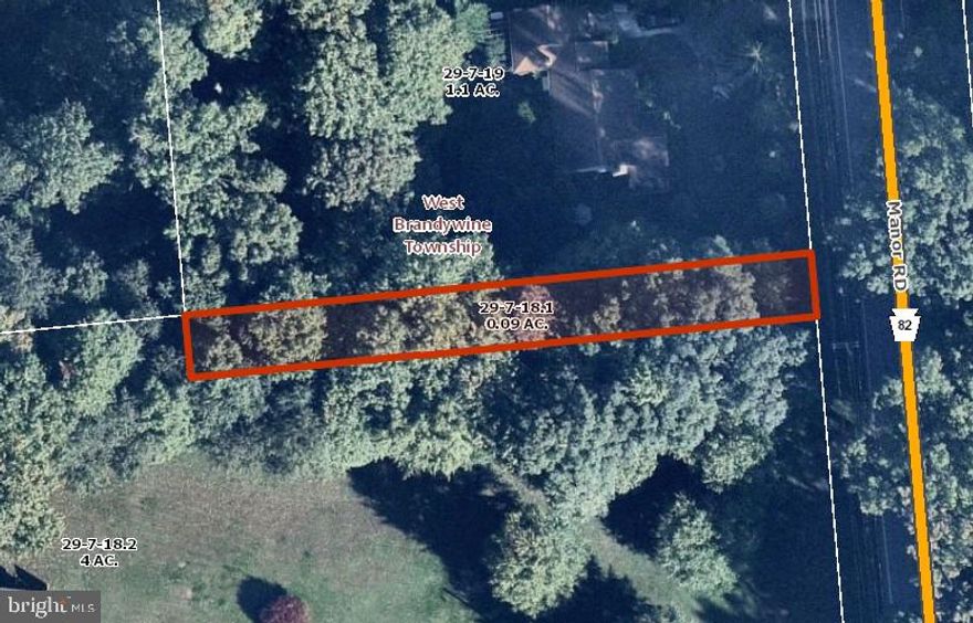 For sale is a vacant lot located at 2738 Manor Road, this lot is approximately .09 acres/4000 sq. This level property is in West Brandywine Township. Seller financing is possible. PLEASE REACH OUT TO THE TOWNSHIP WITH ALL ZONING QUESTIONS.
