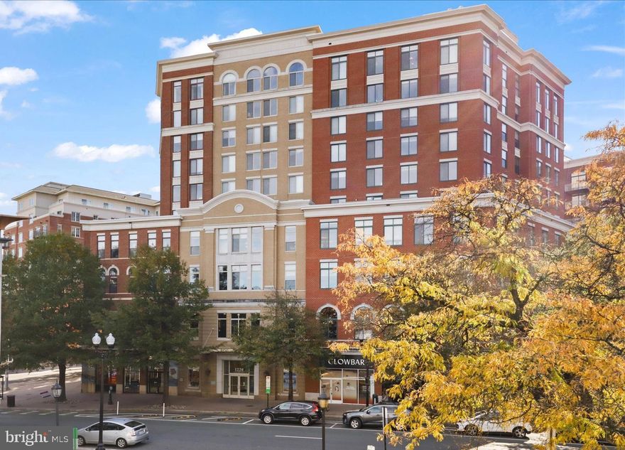 Station Square 2BR/2BA Condo w/ Awesome View! Light-filled & open floorplan w/ gas FP & oversized windows. Enjoy sweeping views all the way to the National Cathedral to the north; Air Force Memorial & MGM/National Harbor to the south. Open kitchen w/ breakfast bar, white cabinetry, granite, new SS appliances. Primary BA w/ jetted tub & separate shower. Closet organizers. Premium Garage space (R316) & storage (F-5): both very close to elevator. Professionally managed bldg w/ low condo fee (incl water & hot water), two-level Pool & Pool deck, party rm w/ kitchen & game area (billiards, ping pong), resident lounge & coworking space. Everything you need within 2–3 blocks, incl Clarendon Metro (Orange/Silver), Whole Foods, Trader Joe’s, Golds Gym, fitness/yoga studios, parks, restaurants, shops & vibrant nightlife!