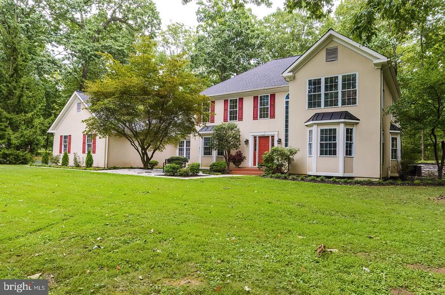 Homes in Millpoint don't come up very often...this one tucked away on a cul-de-sac street with mature trees and abundant features is sure to please.  A BRAND NEW ROOF and updated landscaping greet you as you arrive! The front yard is deep and places the home at it's center for access all around....the driveway meanders to the side of the home for garage access attached and detached!  Storage is no issue in this home with additional spaces in the basement and surprise attic space. A brand new bath on the upper level has just been completed and with 5 bedrooms, all above grade, there is room for everyone and home office space as well. The kitchen is highlighted by a wood burning stone fireplace with cherry cabinetry, island and breakfast nook with beautiful views of the front yard.  A side entry foyer offers tile flooring and houses access to the attached garage, a main level laundry, pantry storage and a full bath.  No need to worry about outdoor living space as the rear paver patio runs the length of the house and accesses the great wooded and private rear yard. There are so many reasons to place this home on your shopping list!