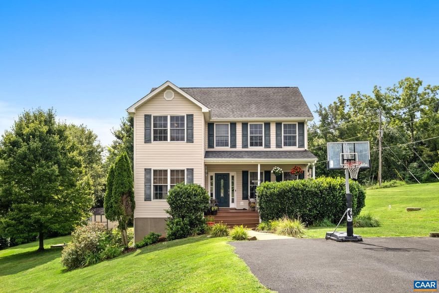 Welcome to 185 Angie Pl.! This charming 3 bed, 2 1/2 bath colonial has so much to offer including an eat-in kitchen, spacious master with walk-in closet, large vegetable garden and more. Whether you are relaxing on the weekends or entertaining guests, this property has you covered. There is a multiple tiered decking system  for your outside enjoyment/relaxation and a basement that is not to miss! Updated in 2021, the basement consists of additional living space, an amazing built-in bar, space for an office and room to bring your pool table!  Included is an outdoor shed for extra storage. Come call 185 Angie Pl. home, you will not be disappointed!  New septic pump in 2020 and drain field in 2023.  Replaced back deck floor boards and railings in 2022.,White Cabinets