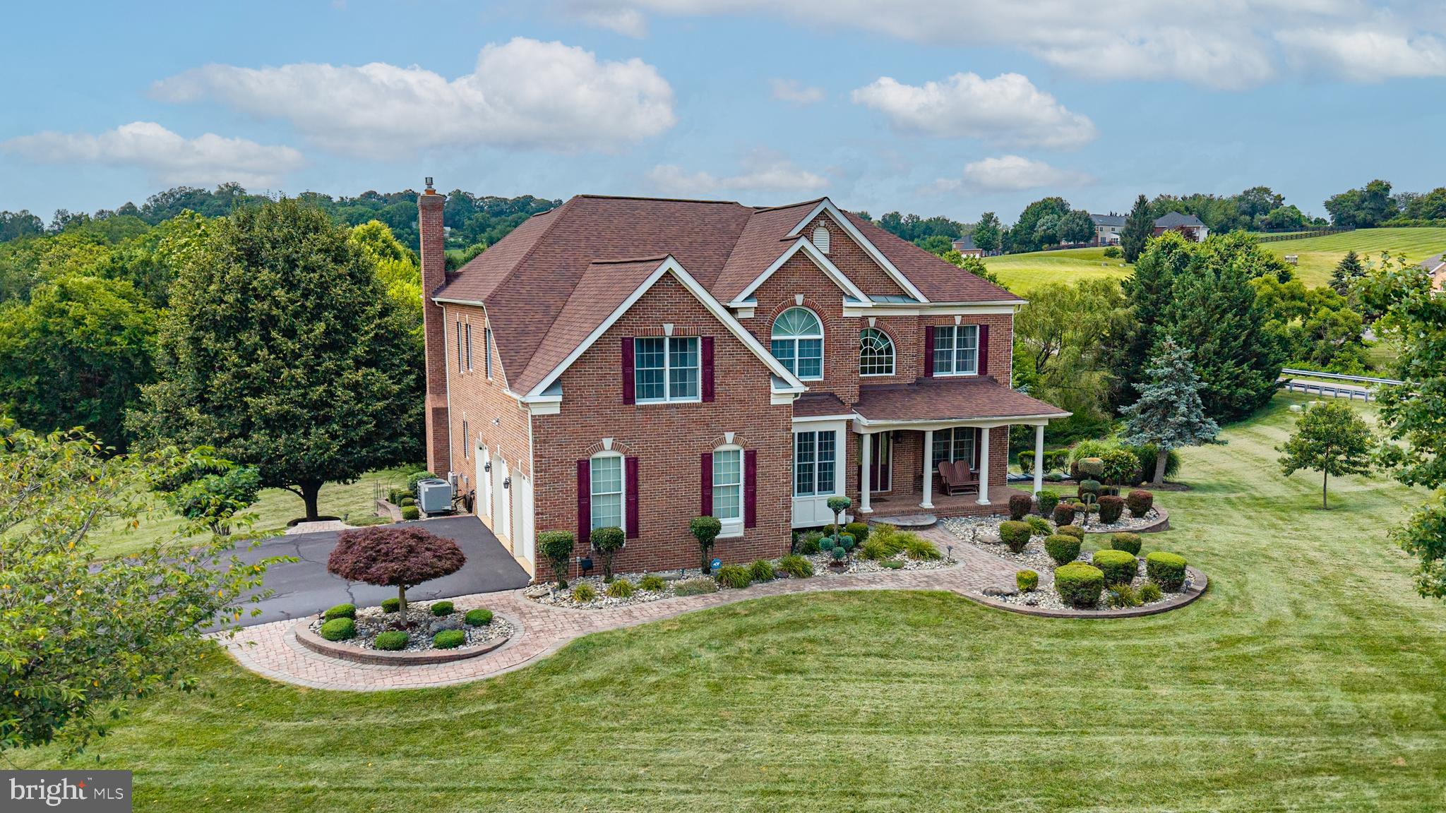 Immaculate and meticulously maintained home in Shenstone Estates with the Elkton floor plan. This Beautiful home offers 4 bedrooms on the upper level, 5th bedroom in the basement, main floor office and 2 story family room with floor to ceiling stone fire place. Enjoy the privacy on the composite deck and gazebo with lush trees and 3.98 Acres of rolling hills and mature trees. Piece of mind with New Roof (2020), New HVAC system on lower level (2020) featuring Dual heating for optimum efficiency heat pump and propane and upper HVAC Heat pump(2013) . This home has a beautiful floorplan and lots of storage, large walk in closets and and unfinished area in the basement for additional storage. Side Load 3 car garage allows you to enjoy the charming Front porch. Don't miss this spectacular home in Shenstone -- It's a must see opportunity!