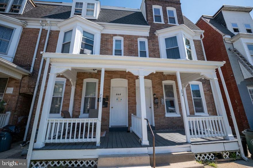 Turnkey 3-unit investment opportunity in the heart of York! Located at 262 W Cottage Place, this income-producing property features two apartments in the main house along with an additional unit situated above the detached rear garage, creating a versatile and desirable multi-unit layout. The property is separately metered, with tenants responsible for their own electric and heat, while the owner covers water expenses, helping to keep operating costs manageable.

Currently generating $2,975 per month in rental income, with projected market rents of approximately $3,300 per month, this property offers immediate cash flow with additional upside potential. Conveniently located near local amenities, transportation, and downtown York, this is an excellent opportunity for investors seeking a well-performing multi-unit asset with strong rental demand.